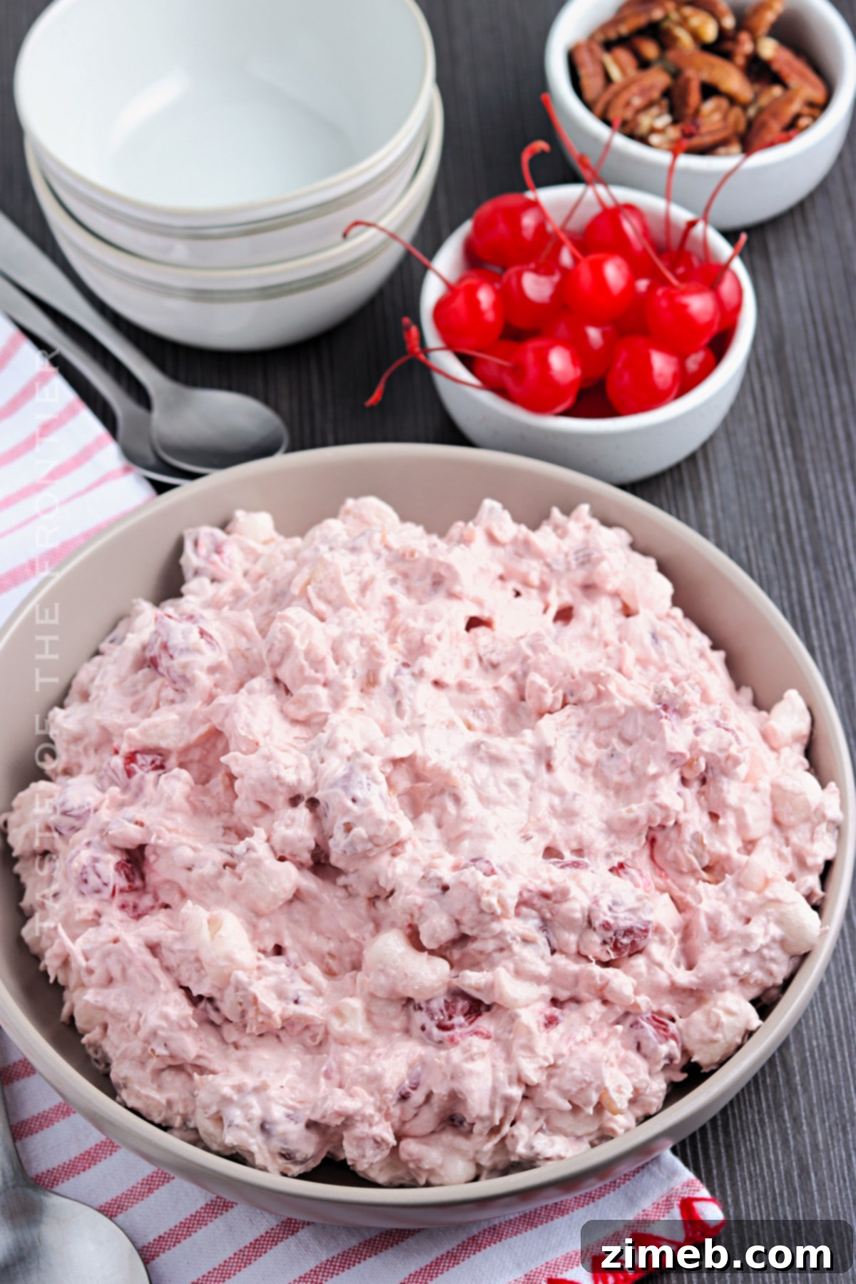 Crimson Cloud 19 Cherry Salad - a sweet and creamy side