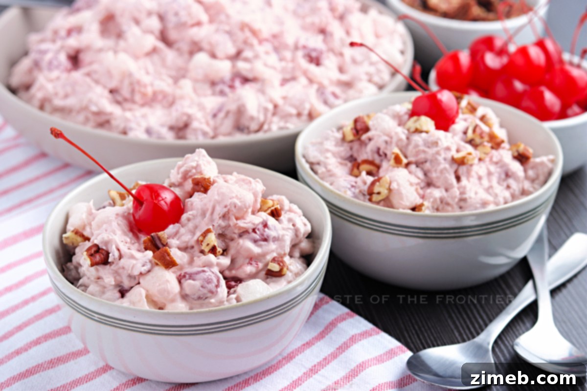 Crimson Cloud 9 Cherry Fluff - a 10 minute side dish