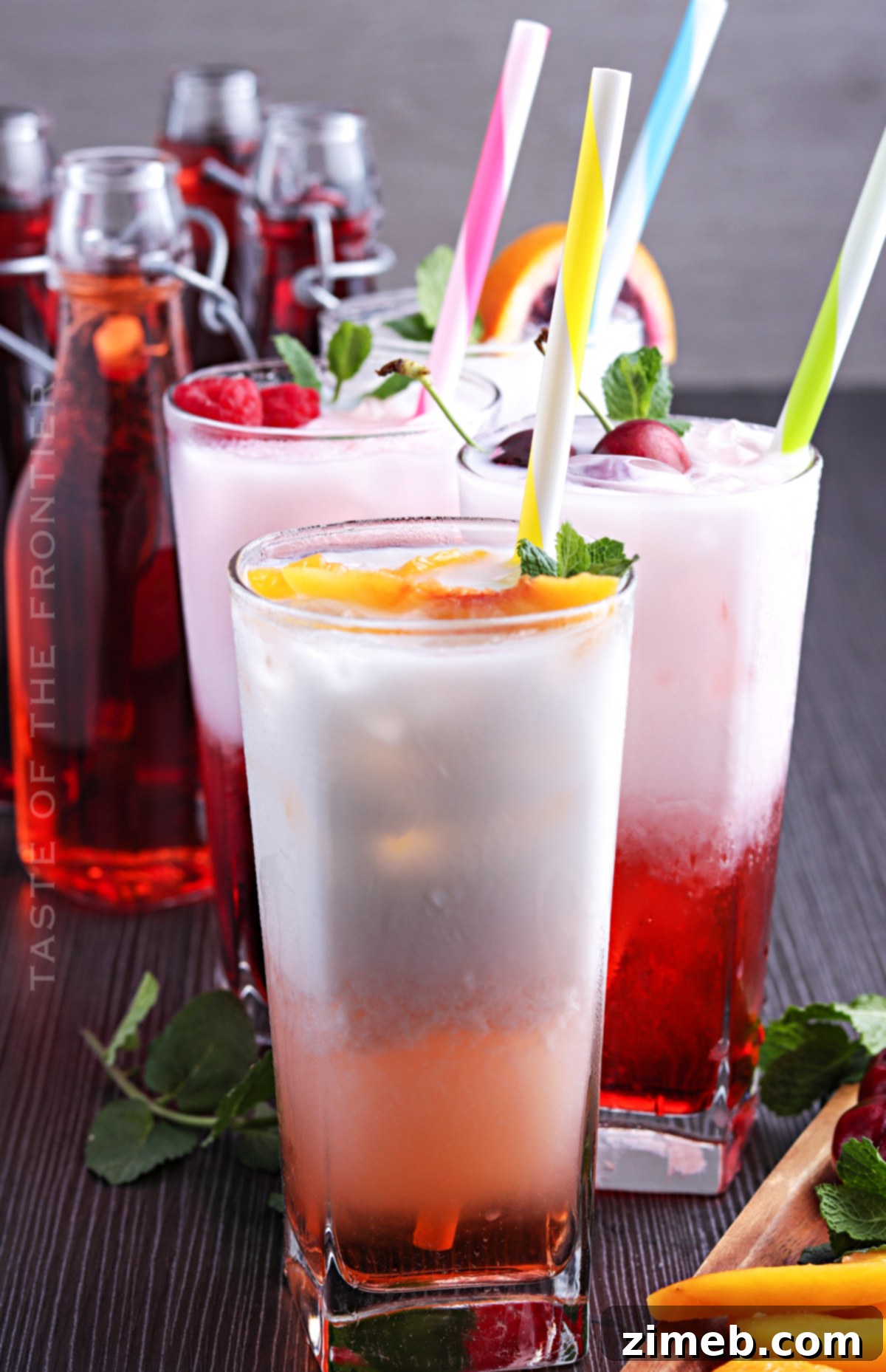 The best Italian Cream Soda, perfectly mixed and ready to enjoy.