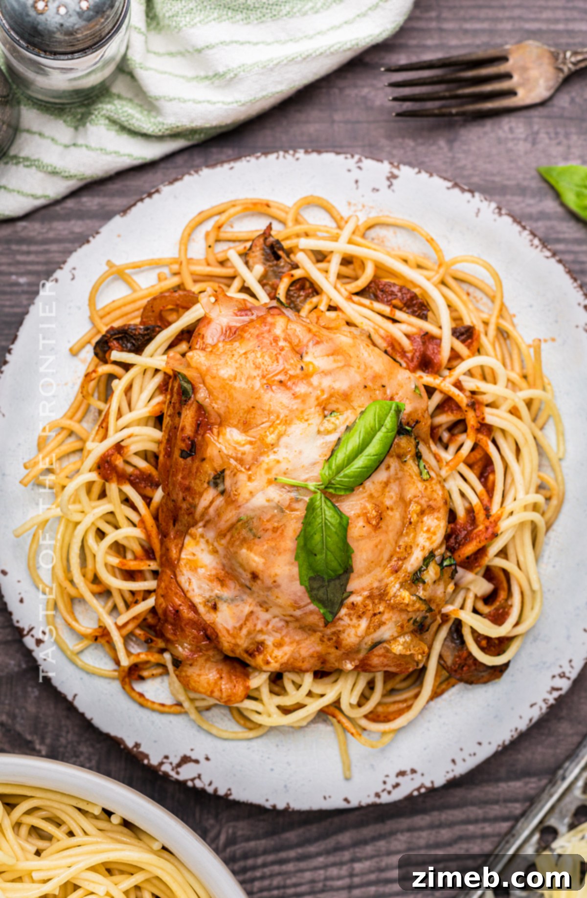 Effortless Slow Cooker Chicken Parmesan 17 Crock Pot Chicken Parmesan, cheesy and saucy