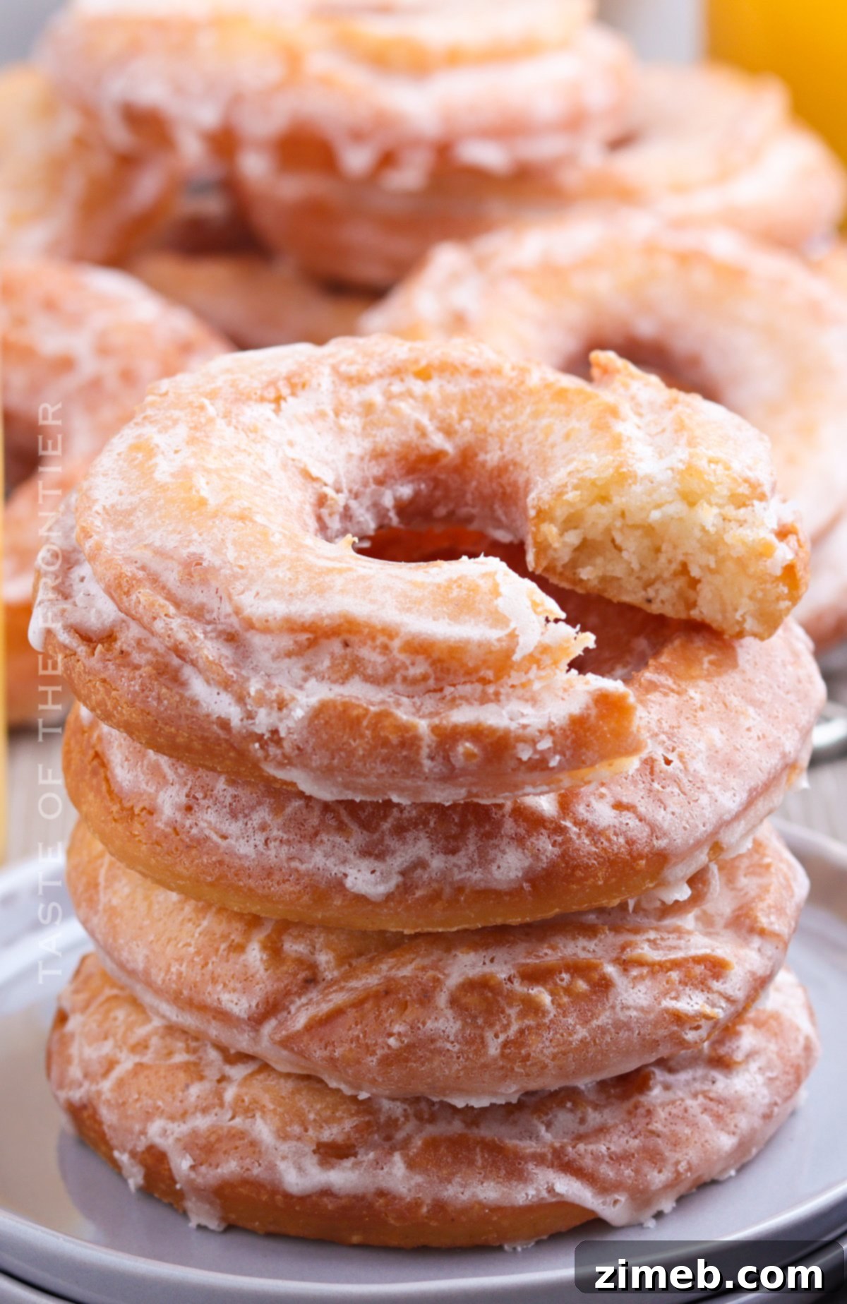 Grandma's Sour Cream Donuts 2 Irresistible Old Fashioned Sour Cream Donuts with a sweet glaze
