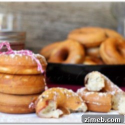Homemade Raspberry Chocolate Chip Donuts