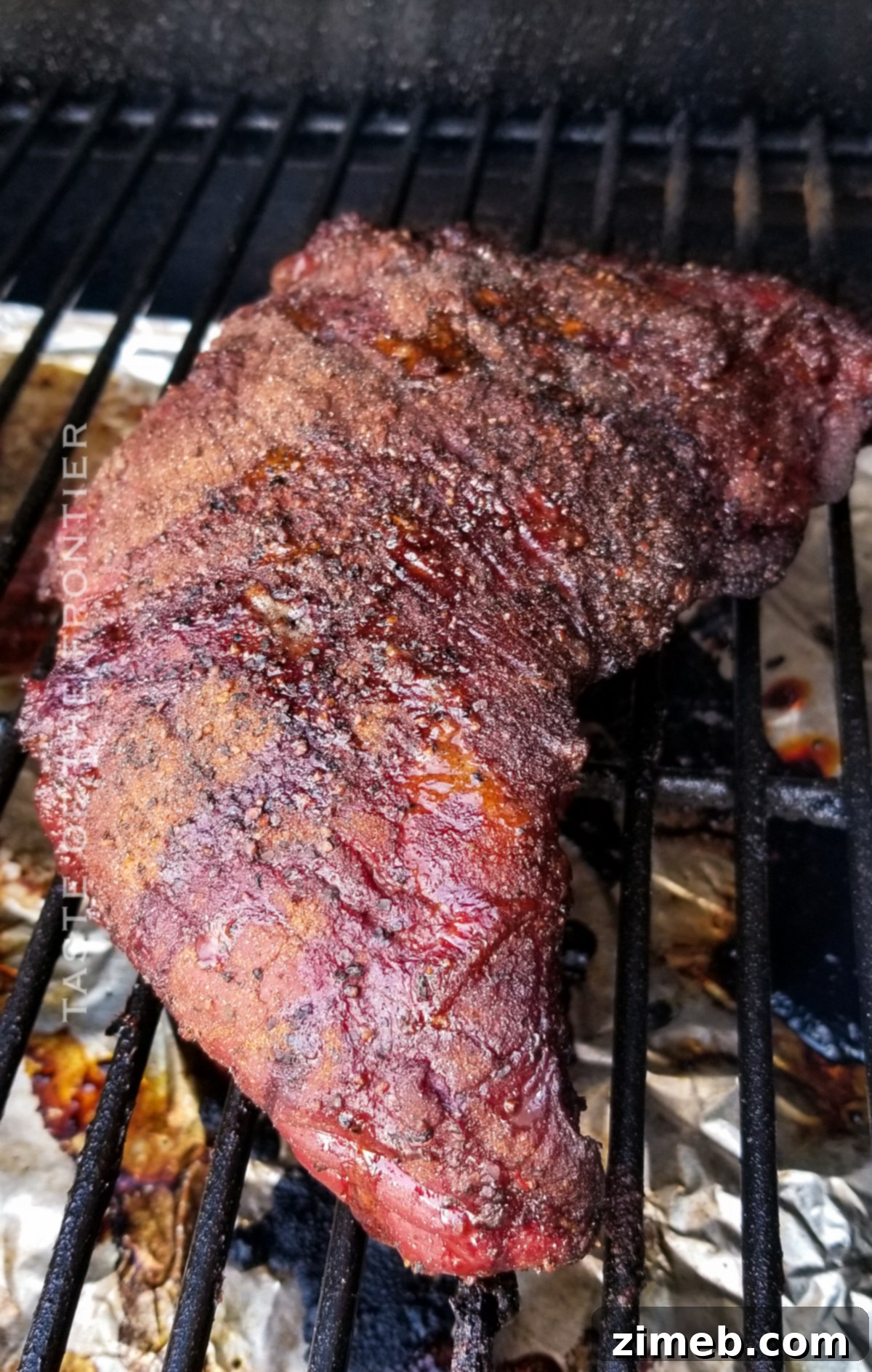 How to make Smoked Tri-Tip Roast with a delicious rub and rich bark.