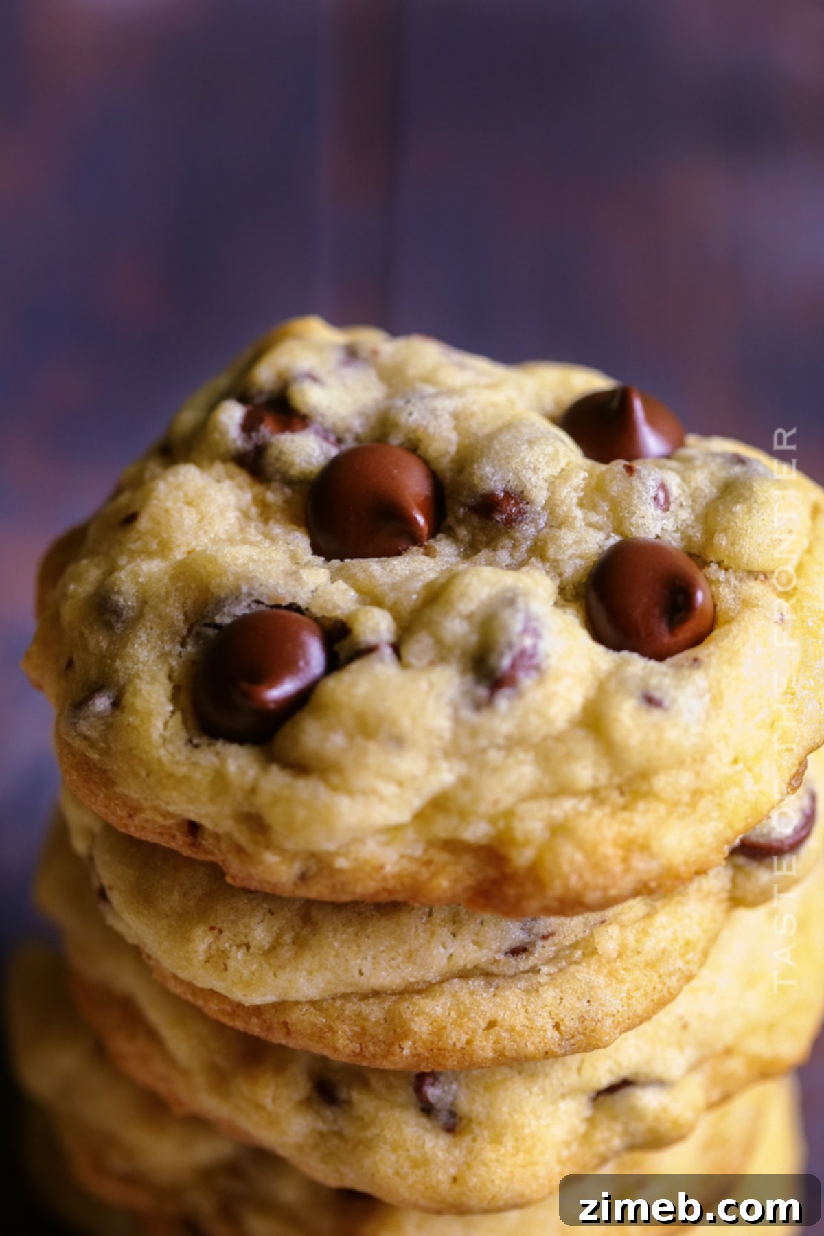 No brown sugar cookies served on a plate