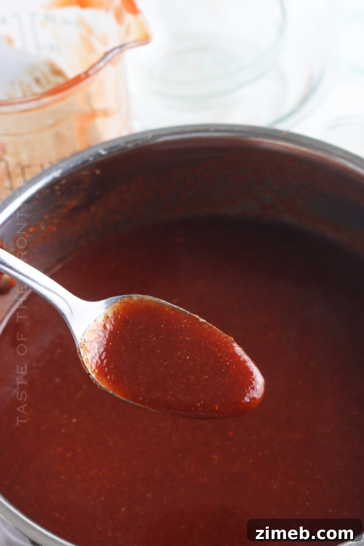The ultimate recipe for homemade Texas BBQ Sauce, ready to impress.