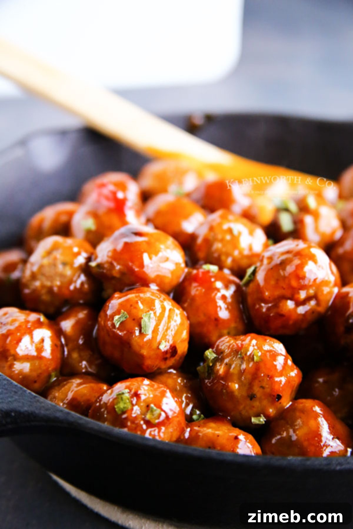 Cranberry BBQ Meatballs - An easy appetizer for any event.