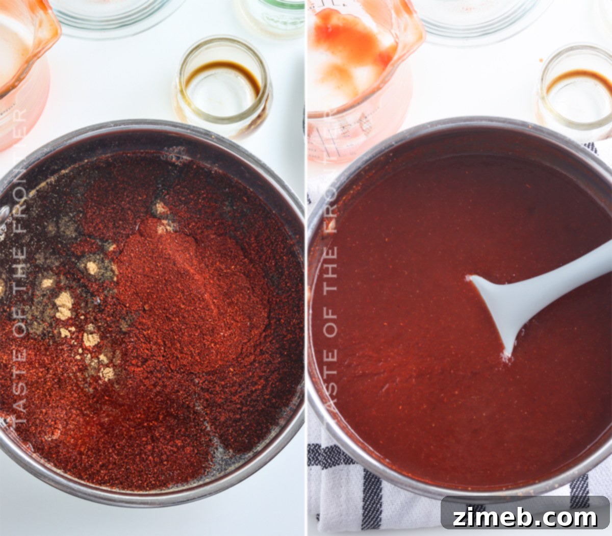 Step-by-step guide on how to make the best Texas BBQ Sauce from scratch.