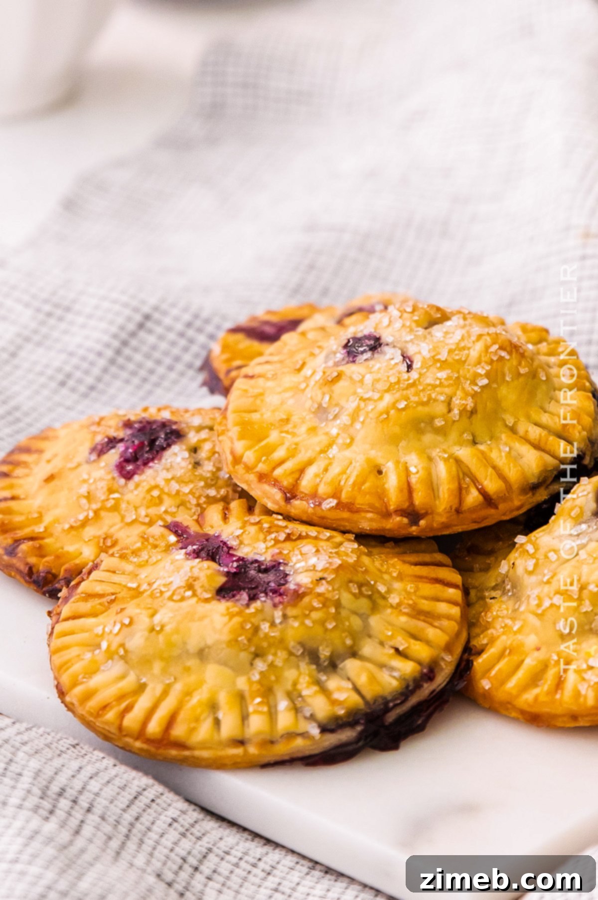 Blueberry Pie Pockets 3 recipe for Blueberry Hand Pies