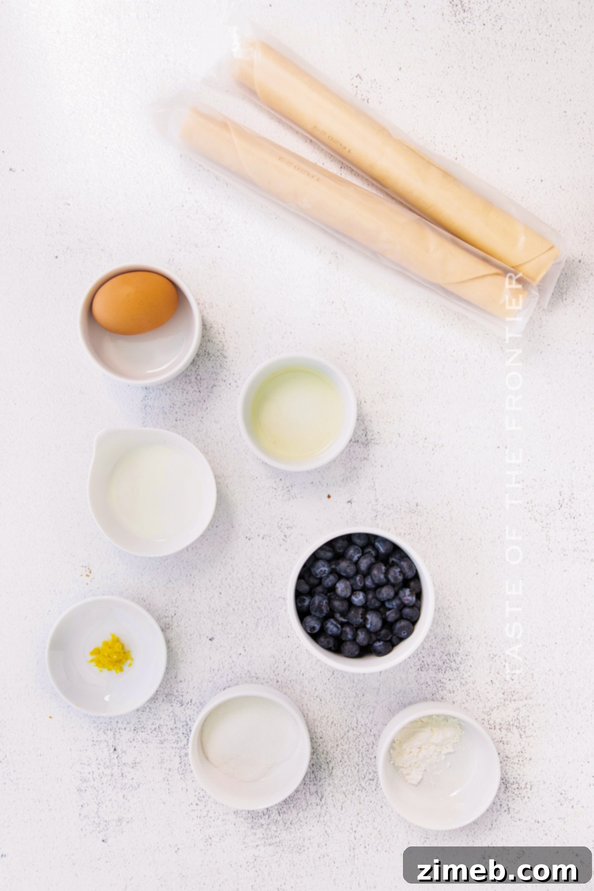 Blueberry Pie Pockets 5 ingredients for Blueberry Hand Pies