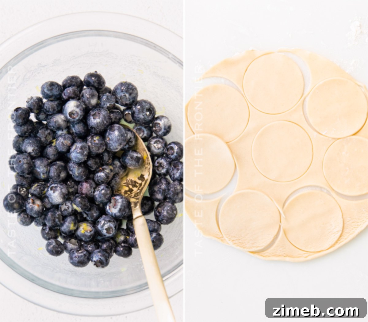 Blueberry Pie Pockets 6 how to make Blueberry Hand Pies