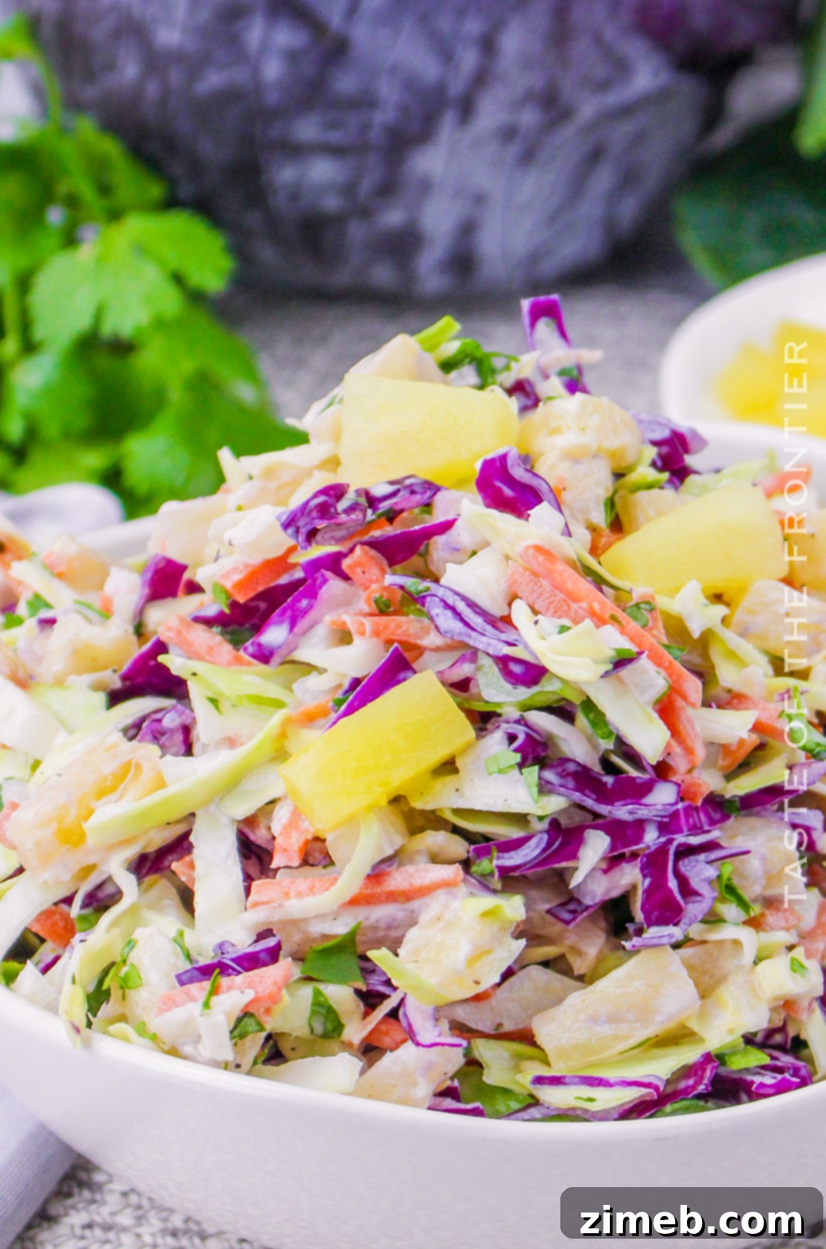 Aloha Coleslaw 19 pineapple coleslaw