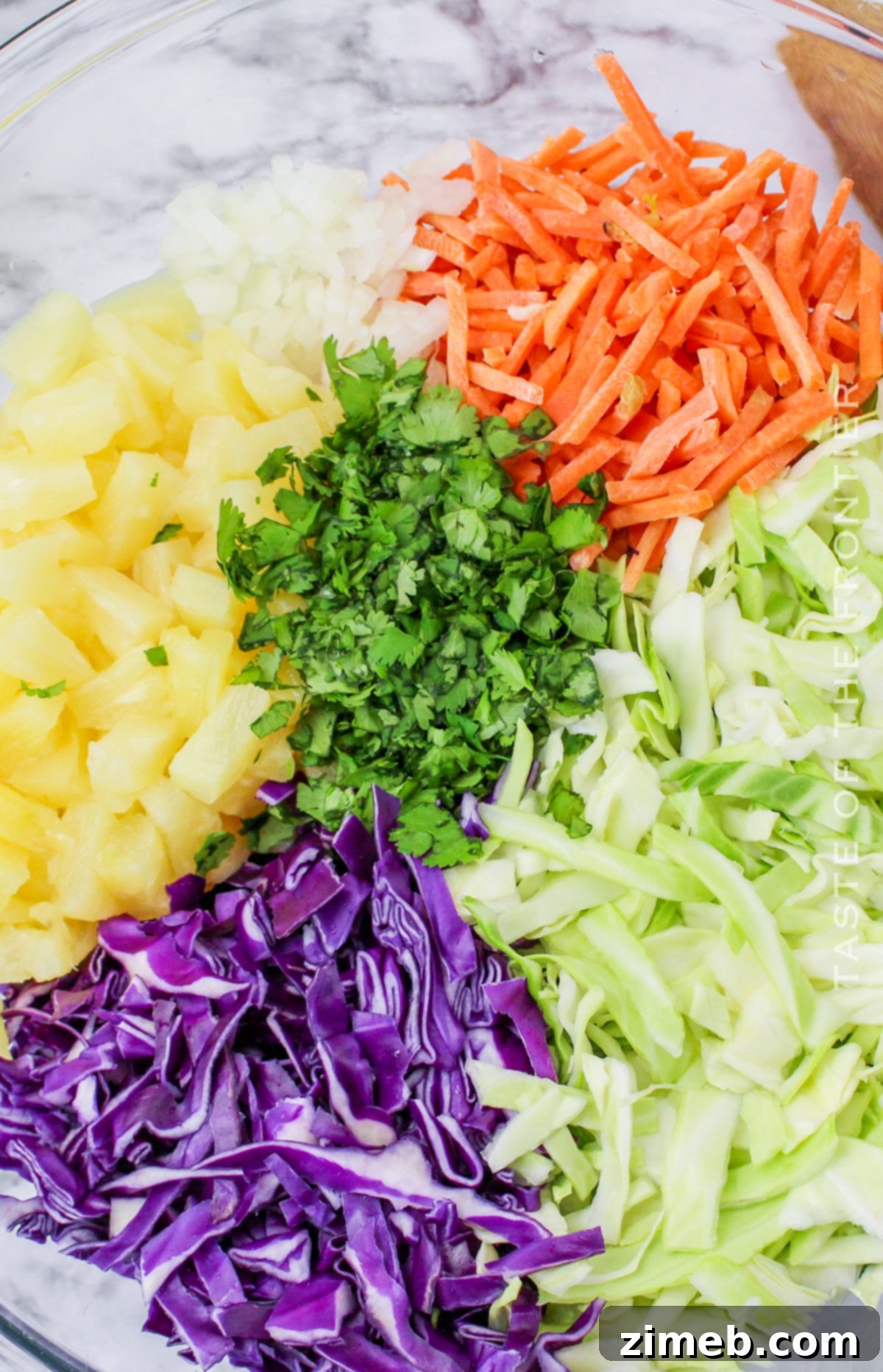 Aloha Coleslaw 6 cabbage mix