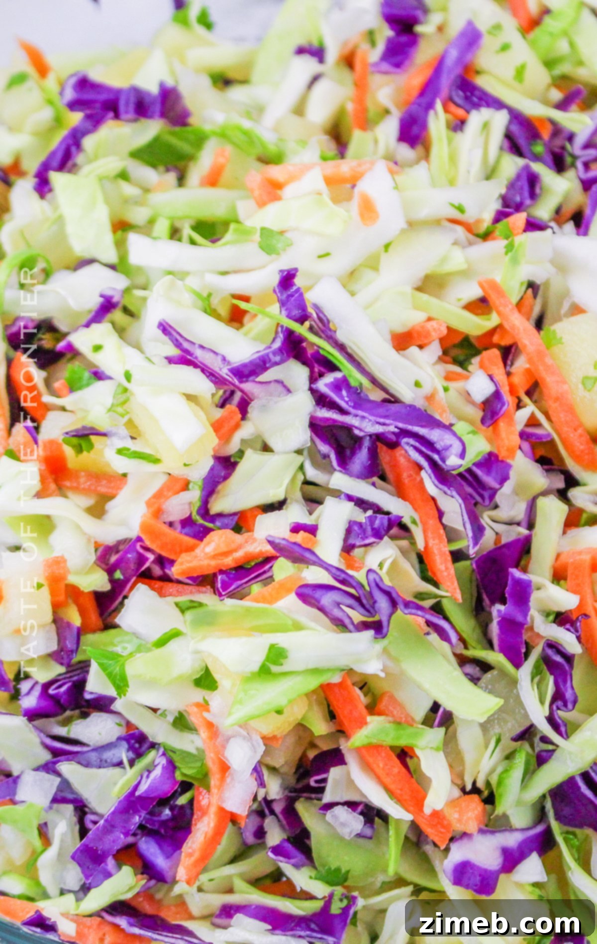 Aloha Coleslaw 7 how to make Hawaiian Coleslaw