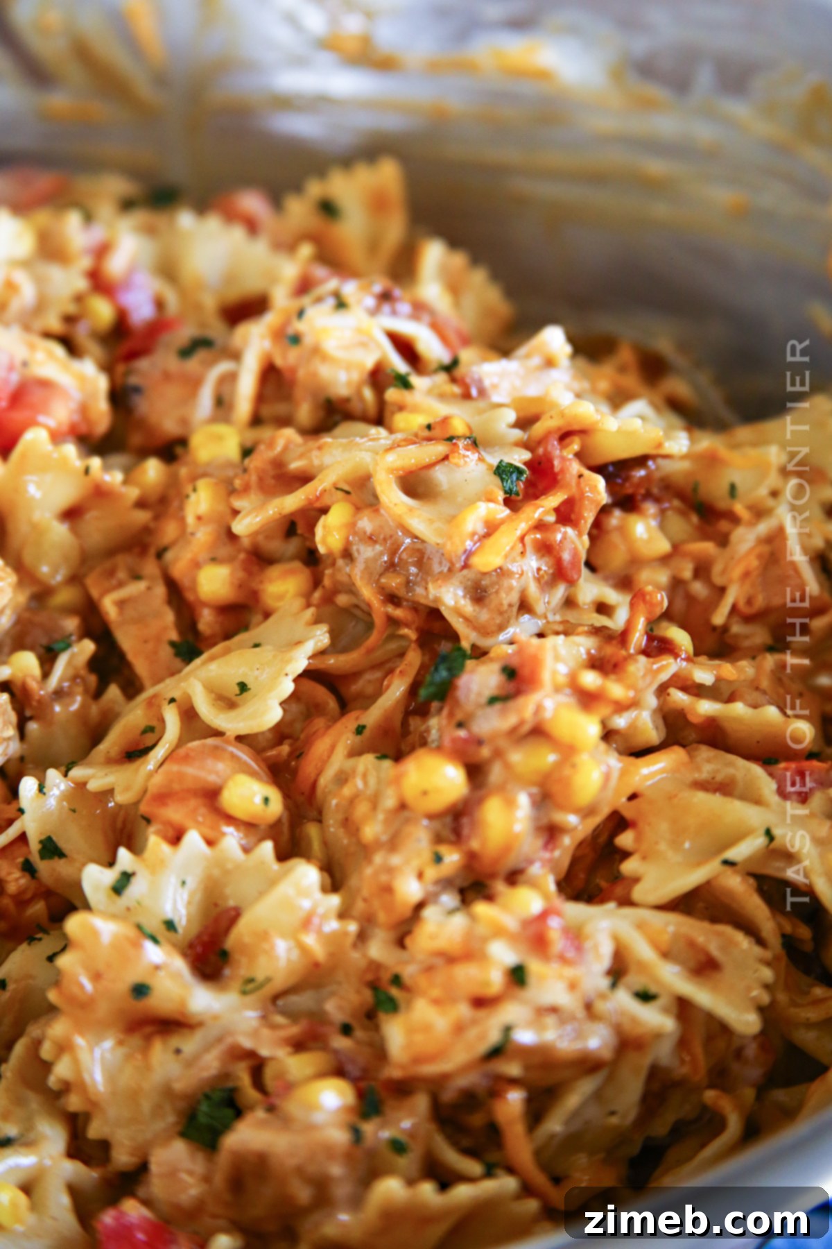 Creamy BBQ Ranch Pasta Perfection 3 pasta salad with chicken