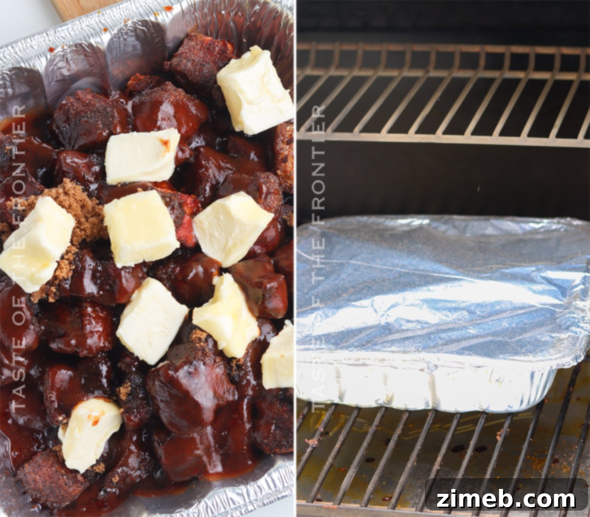 Crispy Smoked Pork Belly Bites 11 prep for final smoke - pork belly