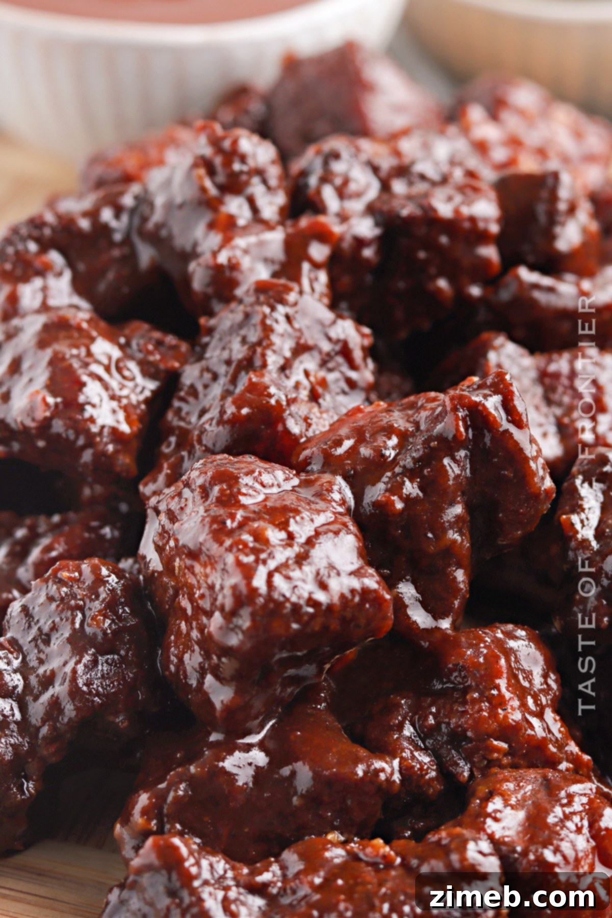 Crispy Smoked Pork Belly Bites 4 smoker recipe - burnt ends