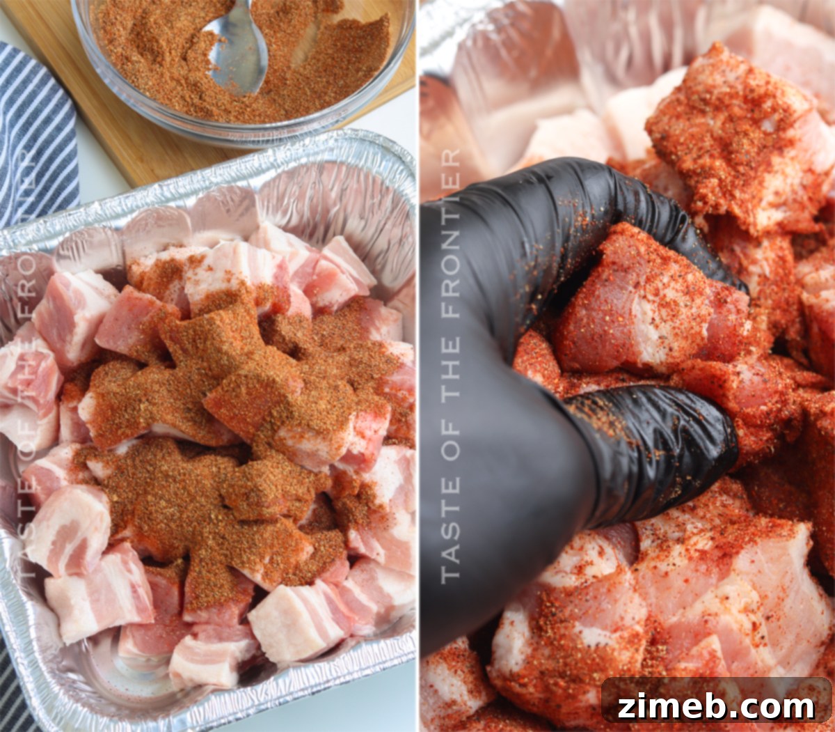 Crispy Smoked Pork Belly Bites 7 Pork Belly RUB