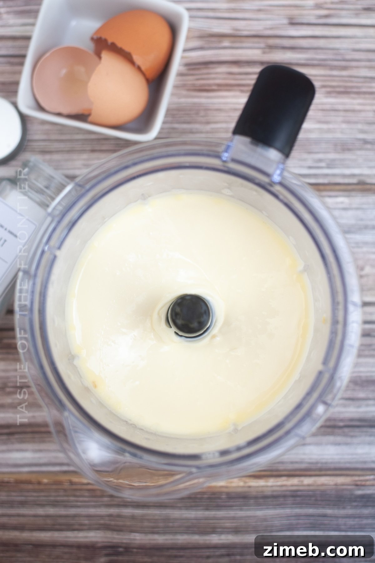 Your Own Creamy Mayonnaise 6 blending homemade mayo