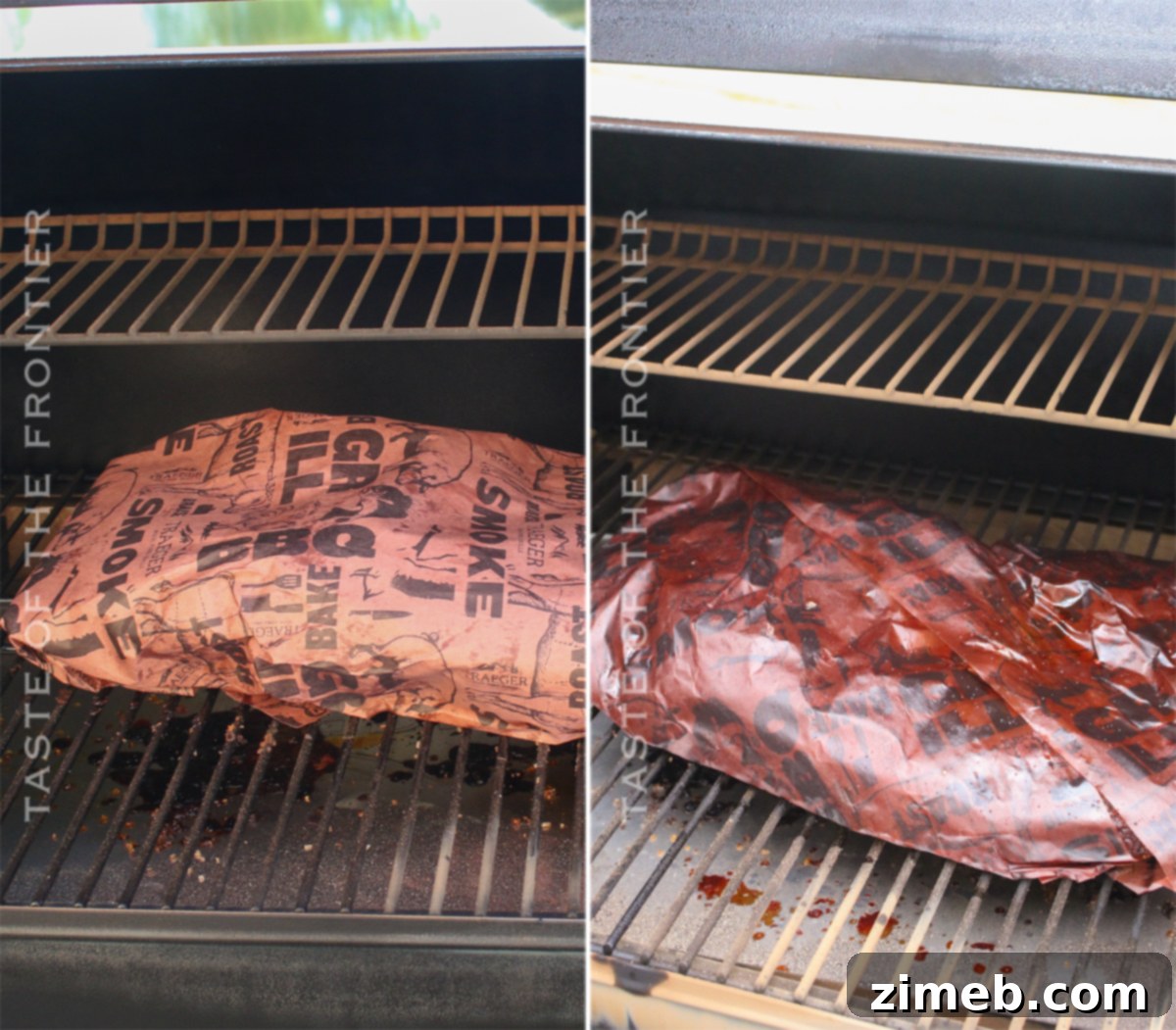 Slow-Smoked Brisket Perfection 18 A large smoked brisket on a cutting board, ready for slicing.