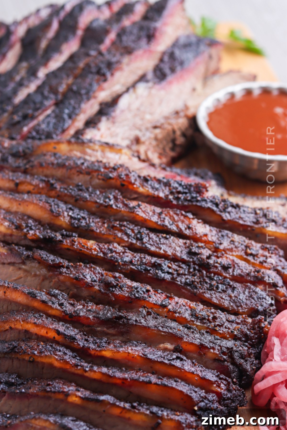 Slow-Smoked Brisket Perfection 19 A delicious brisket dinner serving with smoked meat and sides.