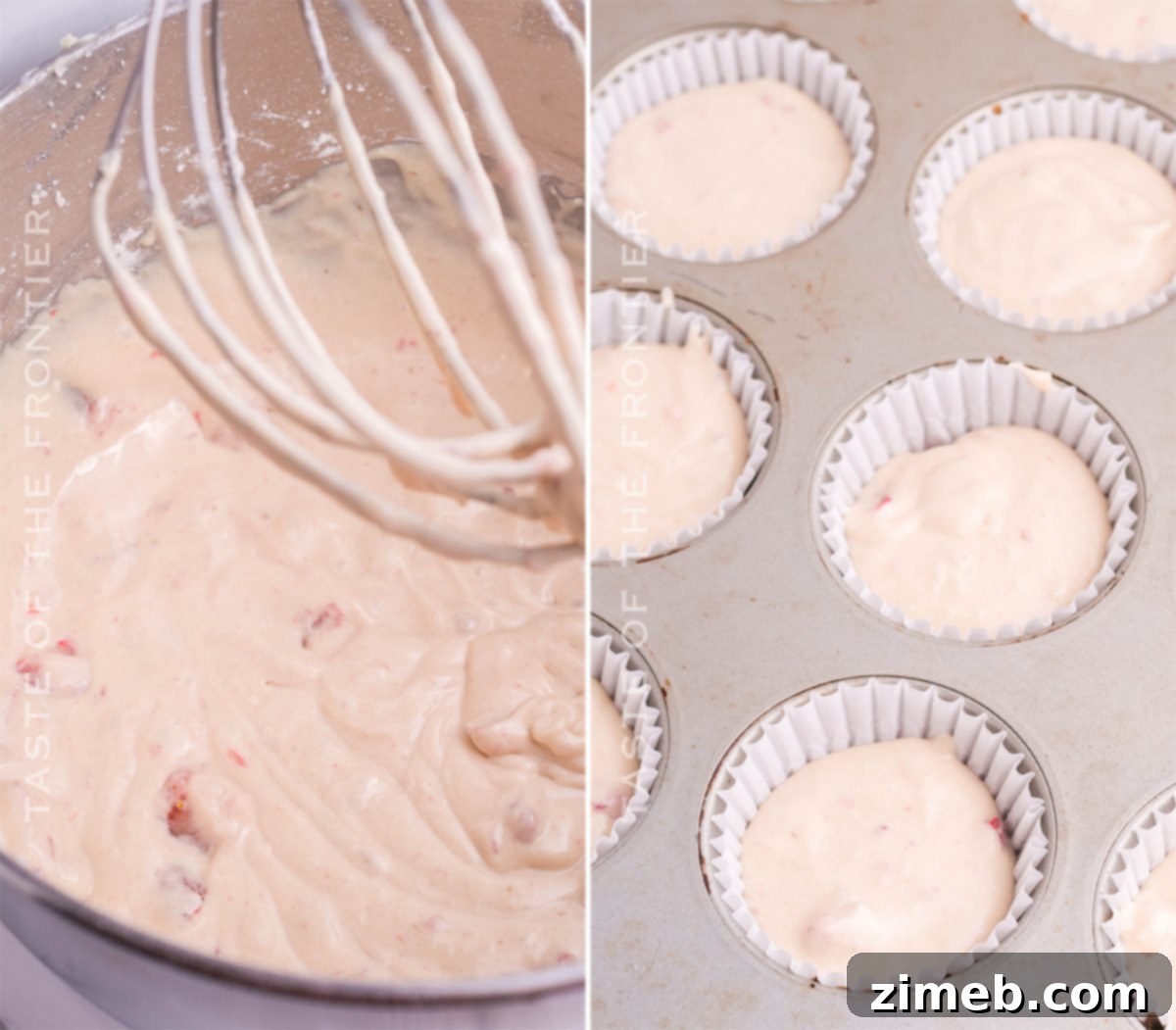 Strawberry Bliss Cupcakes 7 baking Strawberry Cupcakes