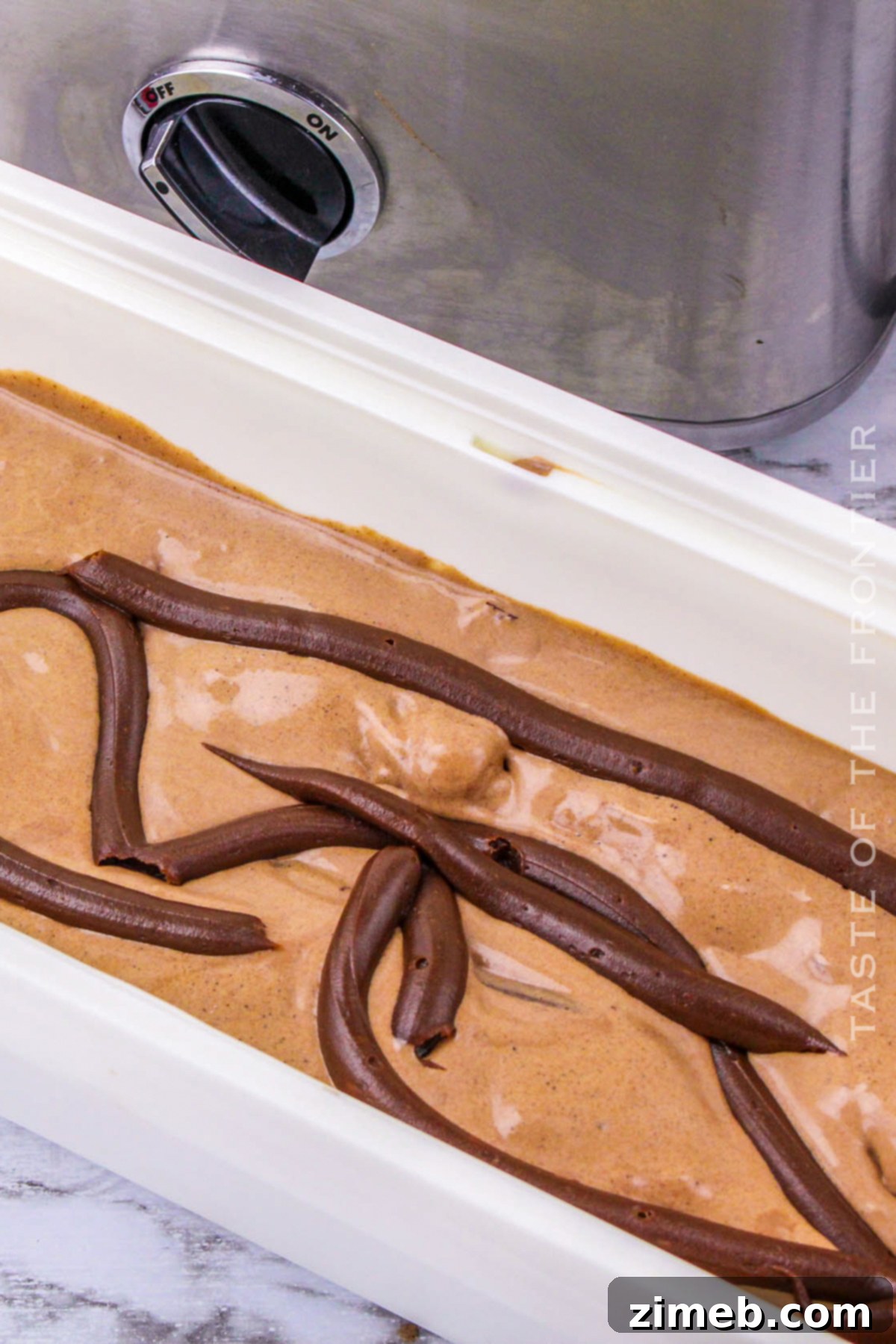 Black Forest Frozen Treat Fudge Swirl