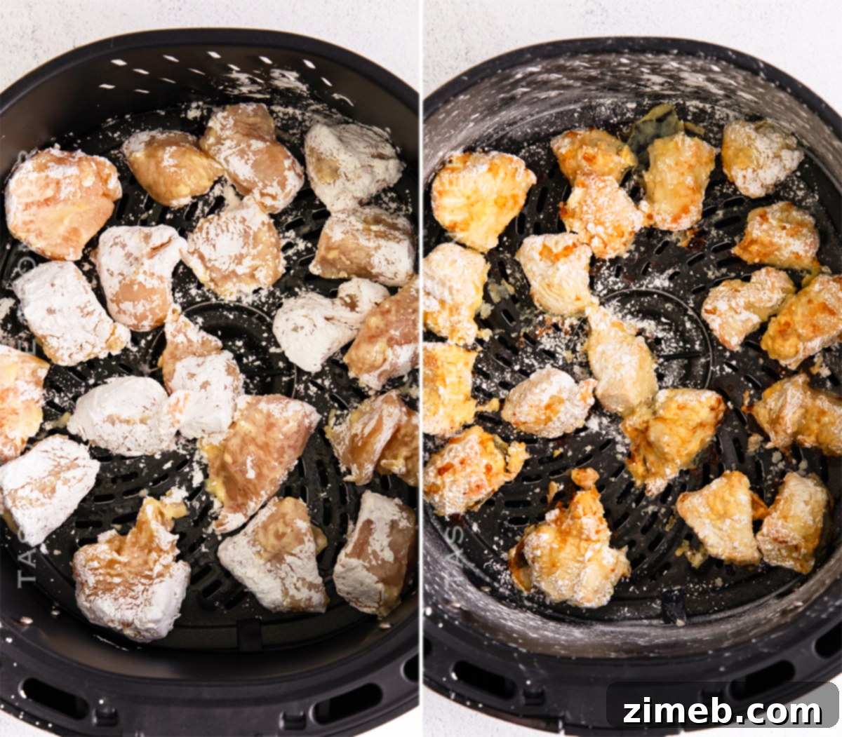 Crispy Air Fryer Orange Chicken 6 how to make Air Fryer Orange Chicken