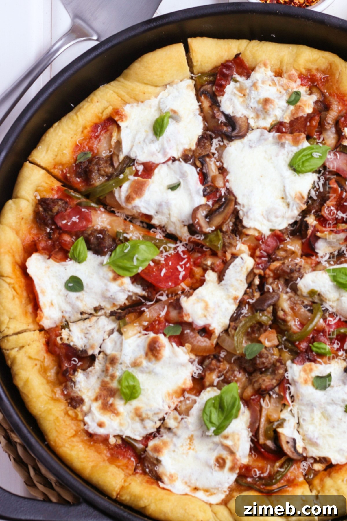 the best skillet pizza