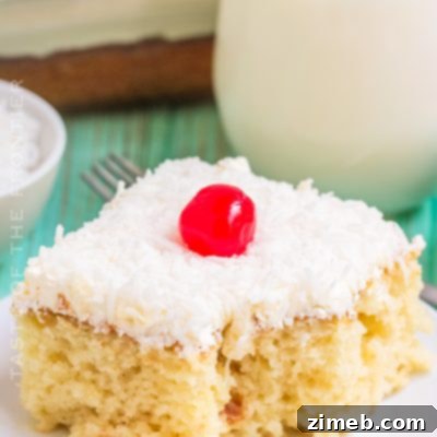 Coconut Poke Cake