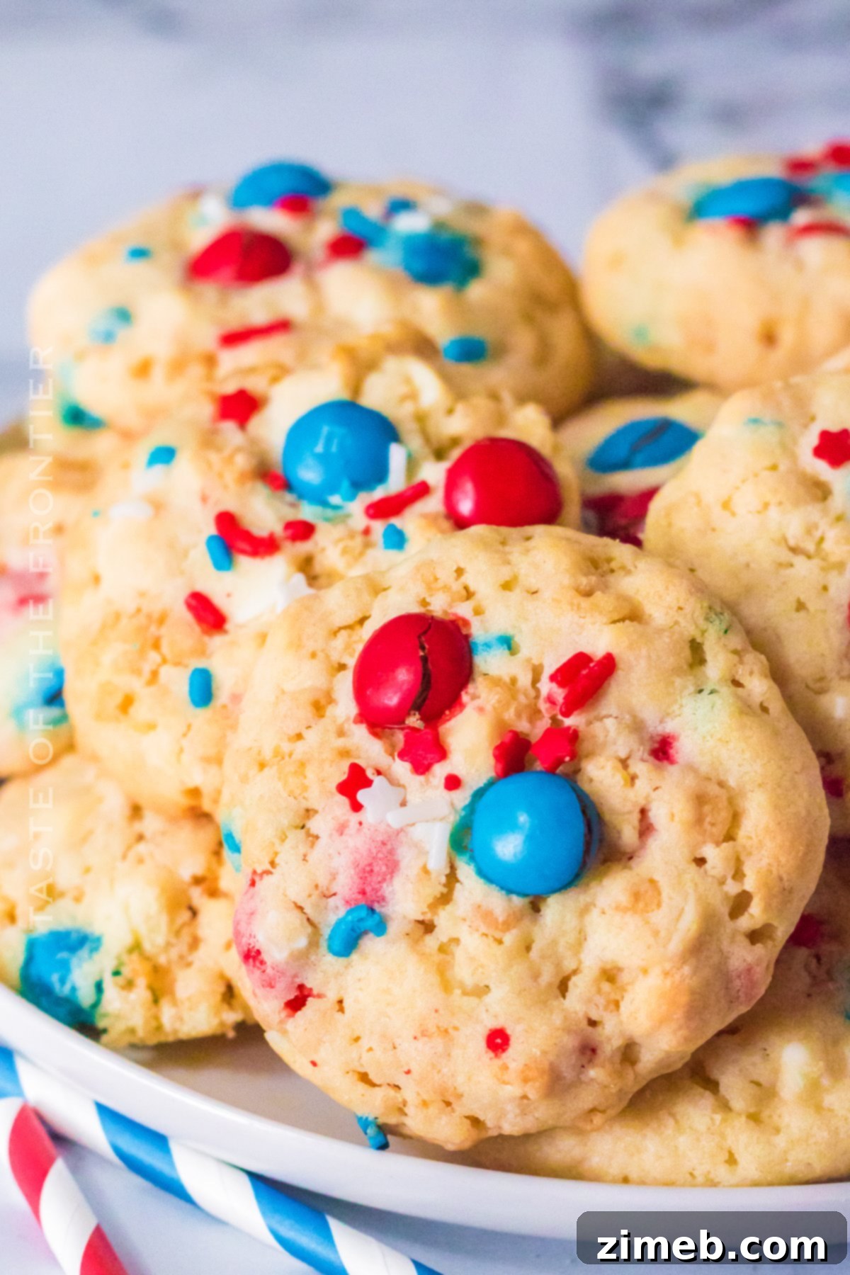 Marshmallow Crunch Cookies 2 Delicious Rice Krispie Cookies ready to be enjoyed