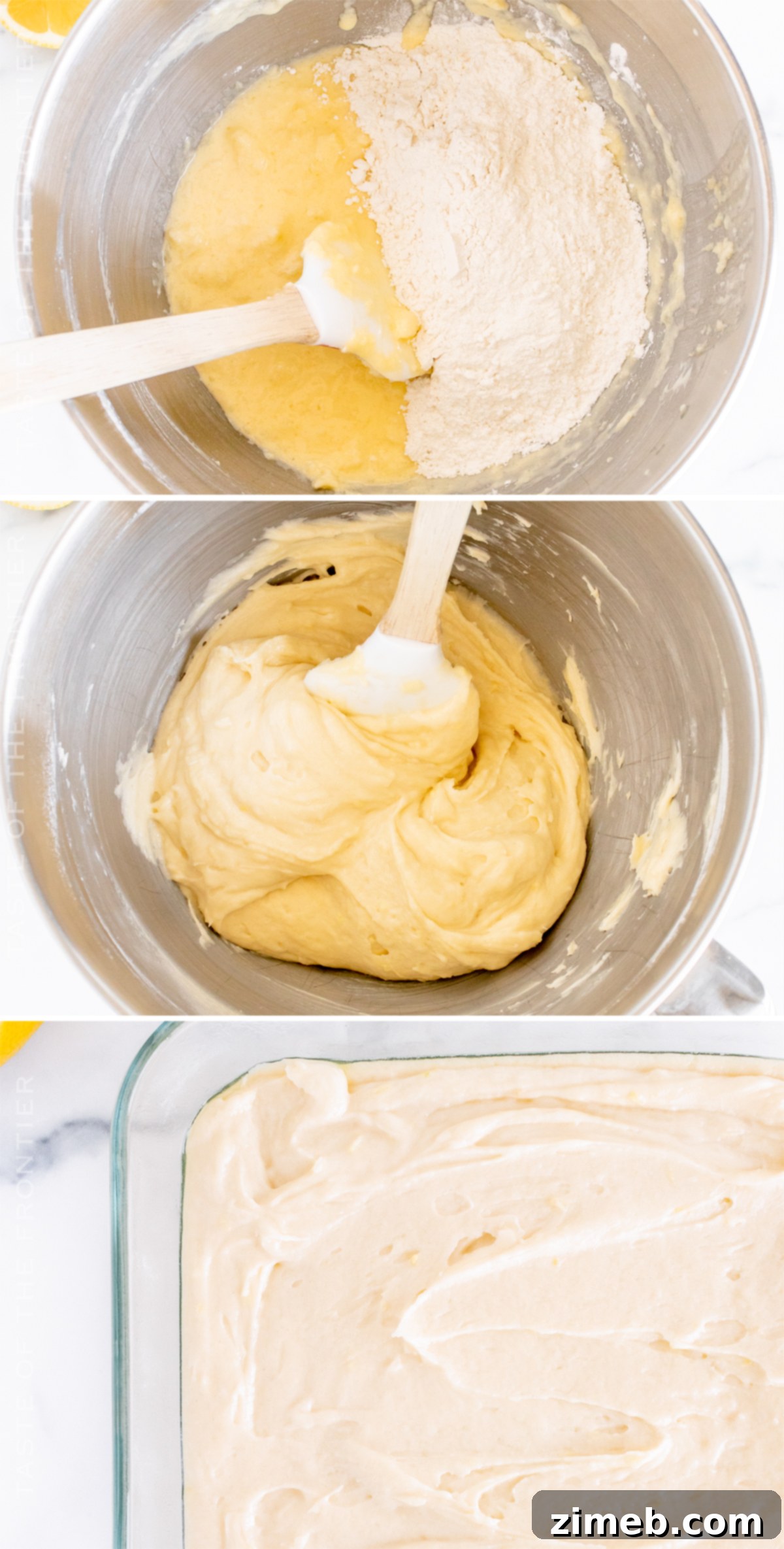 Lemon Cake Batter - Achieving the Right Consistency