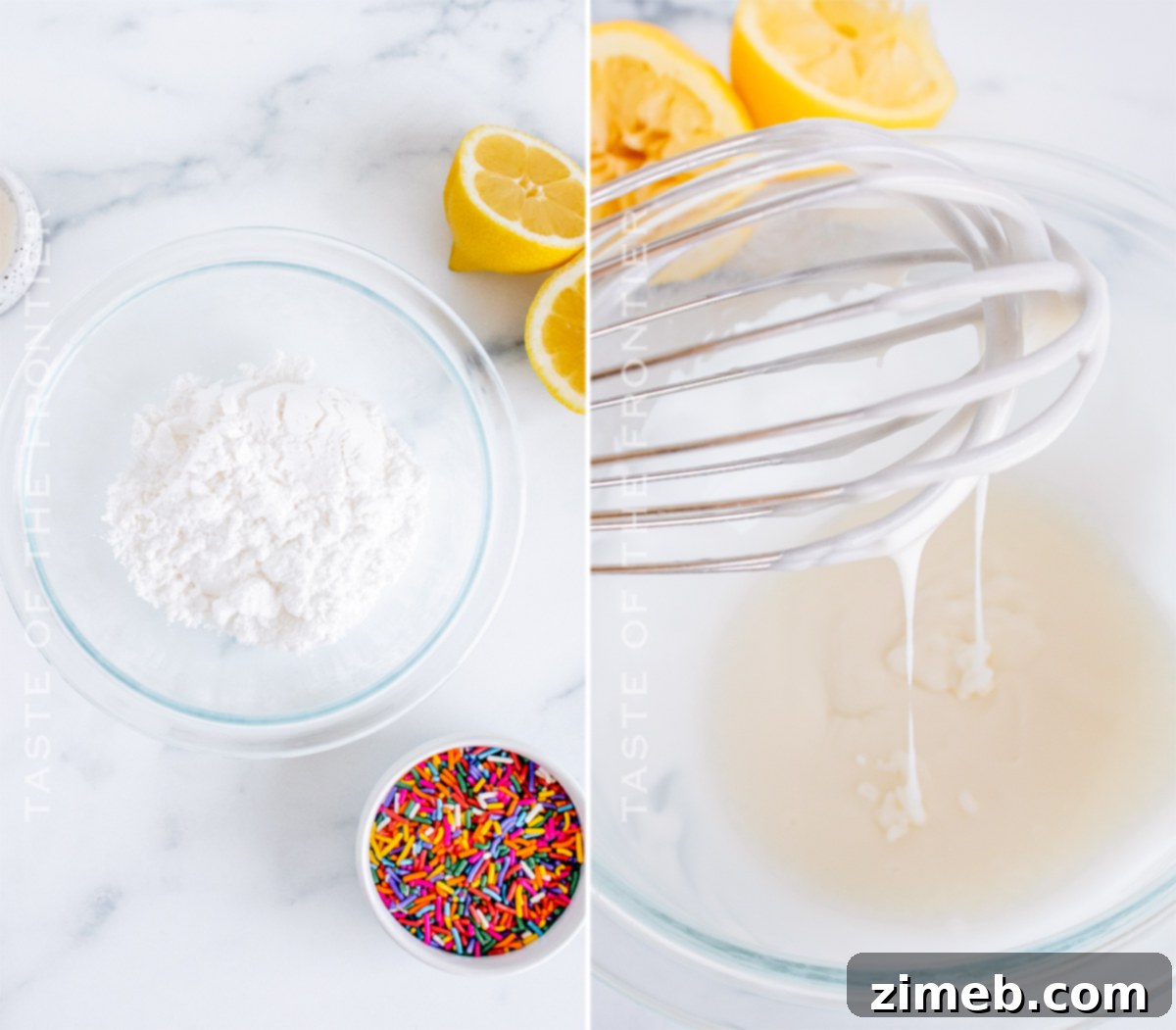 Simple Icing for Easy Lemon Cake