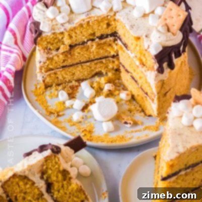 S'mores Cake - Ultimate Summer Dessert