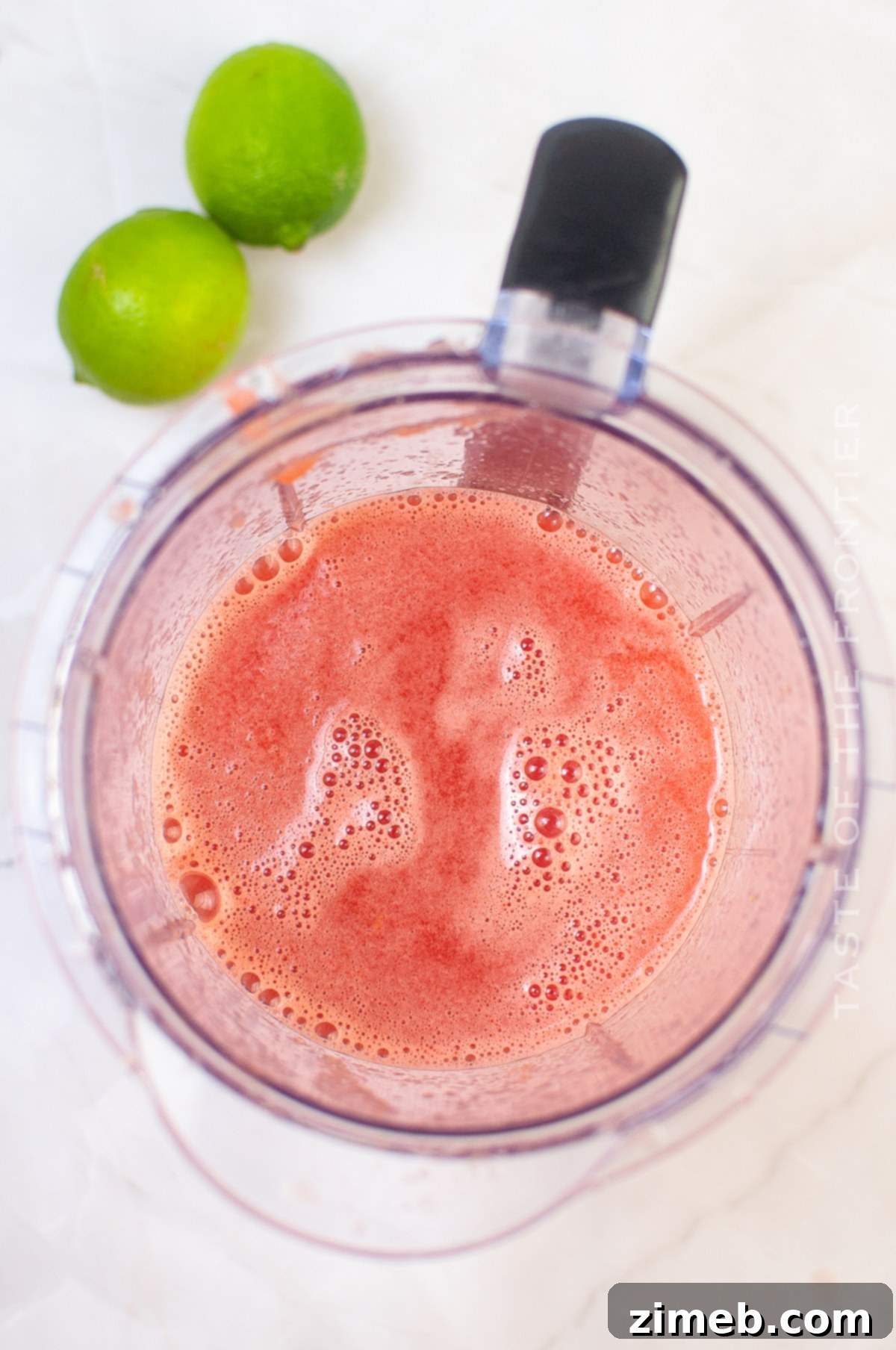 blending margarita