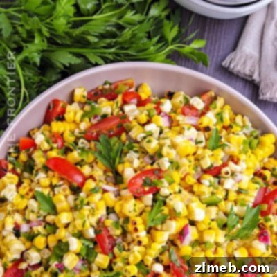 Grilled Corn Salad