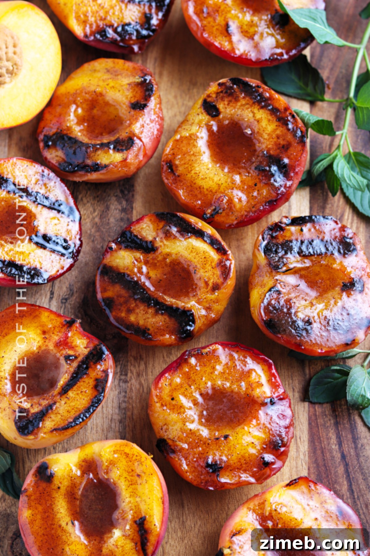 Grilled Peaches Dessert