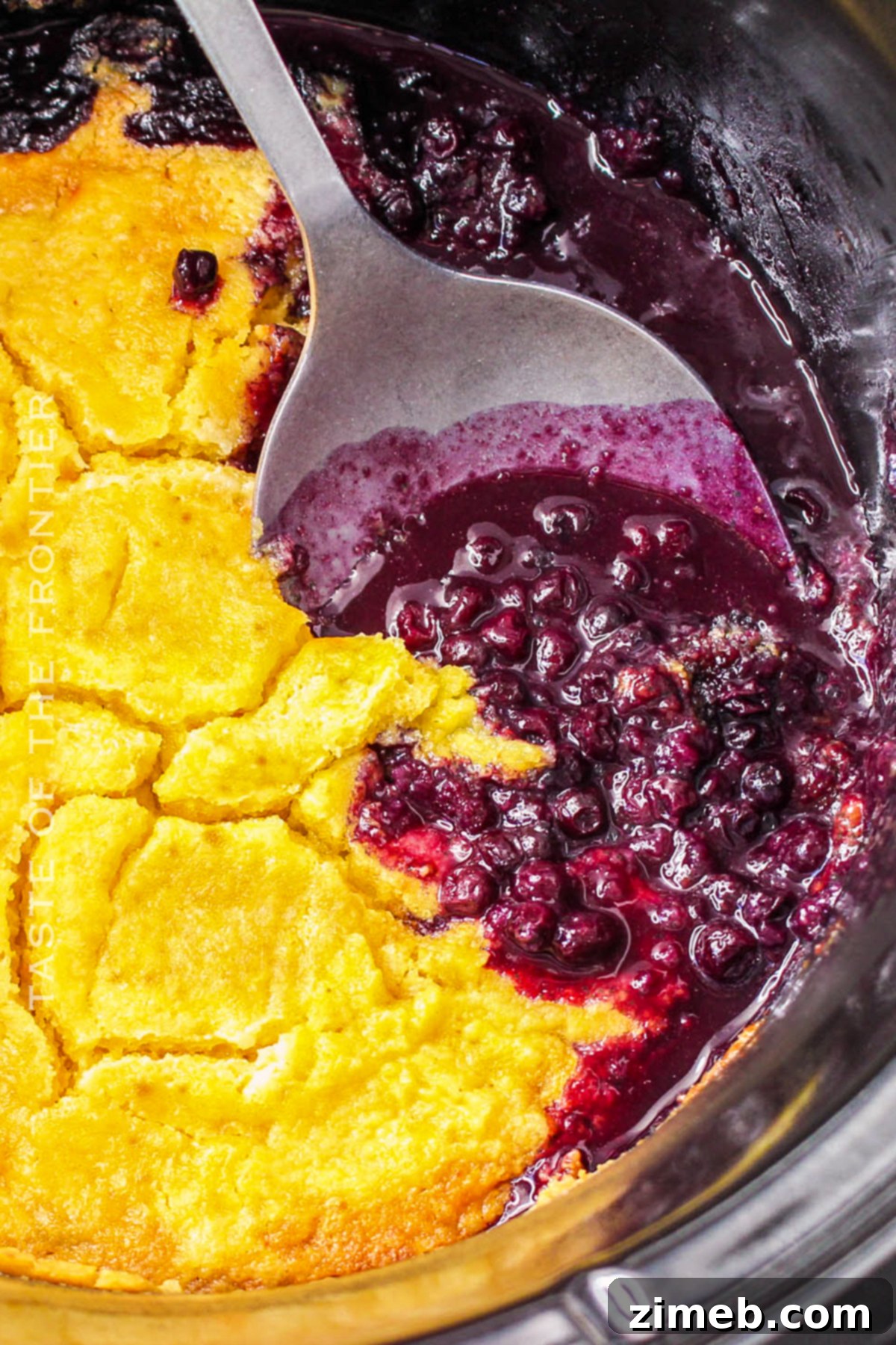 Cozy Slow Cooker Blueberry Cobbler 21 Slow Cooker Dessert with Blueberries