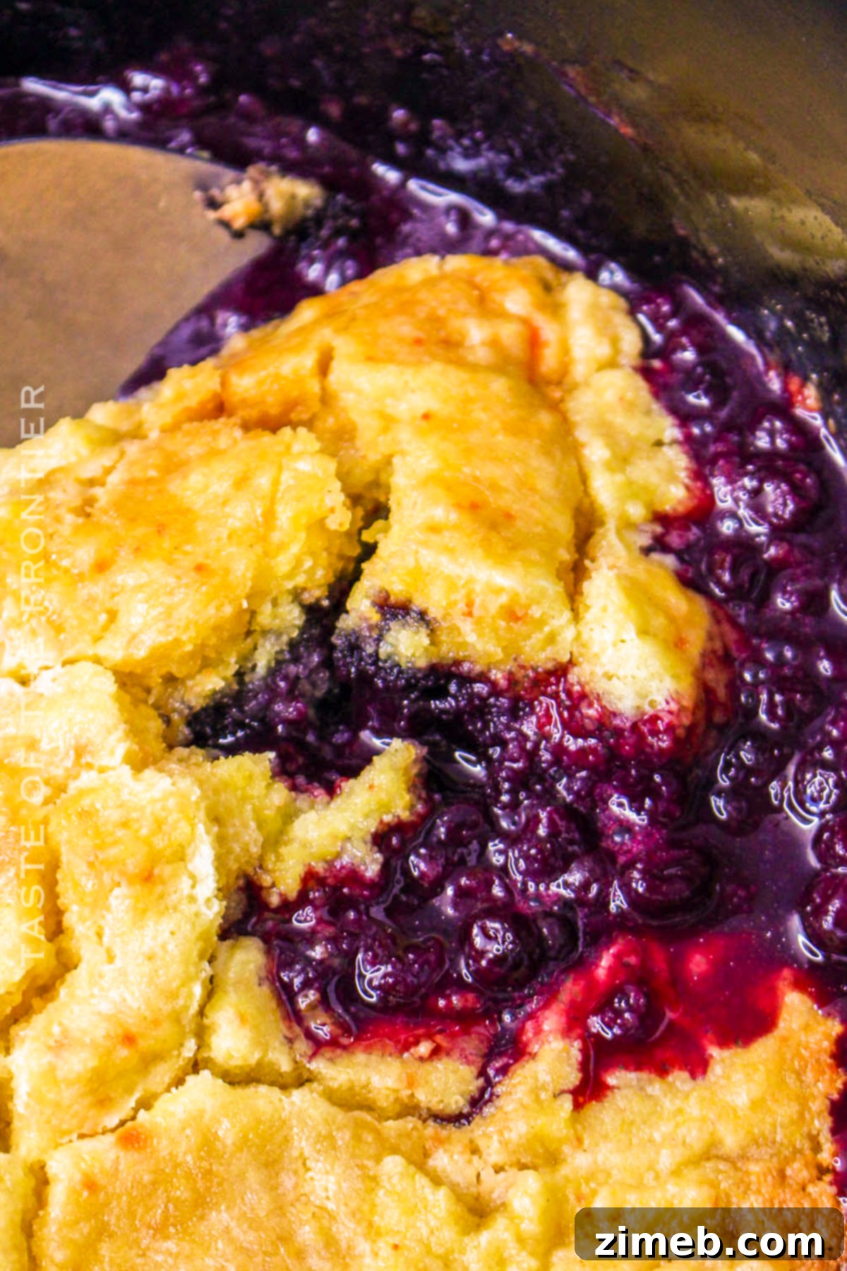 Cozy Slow Cooker Blueberry Cobbler 7 Easy Blueberry Dessert