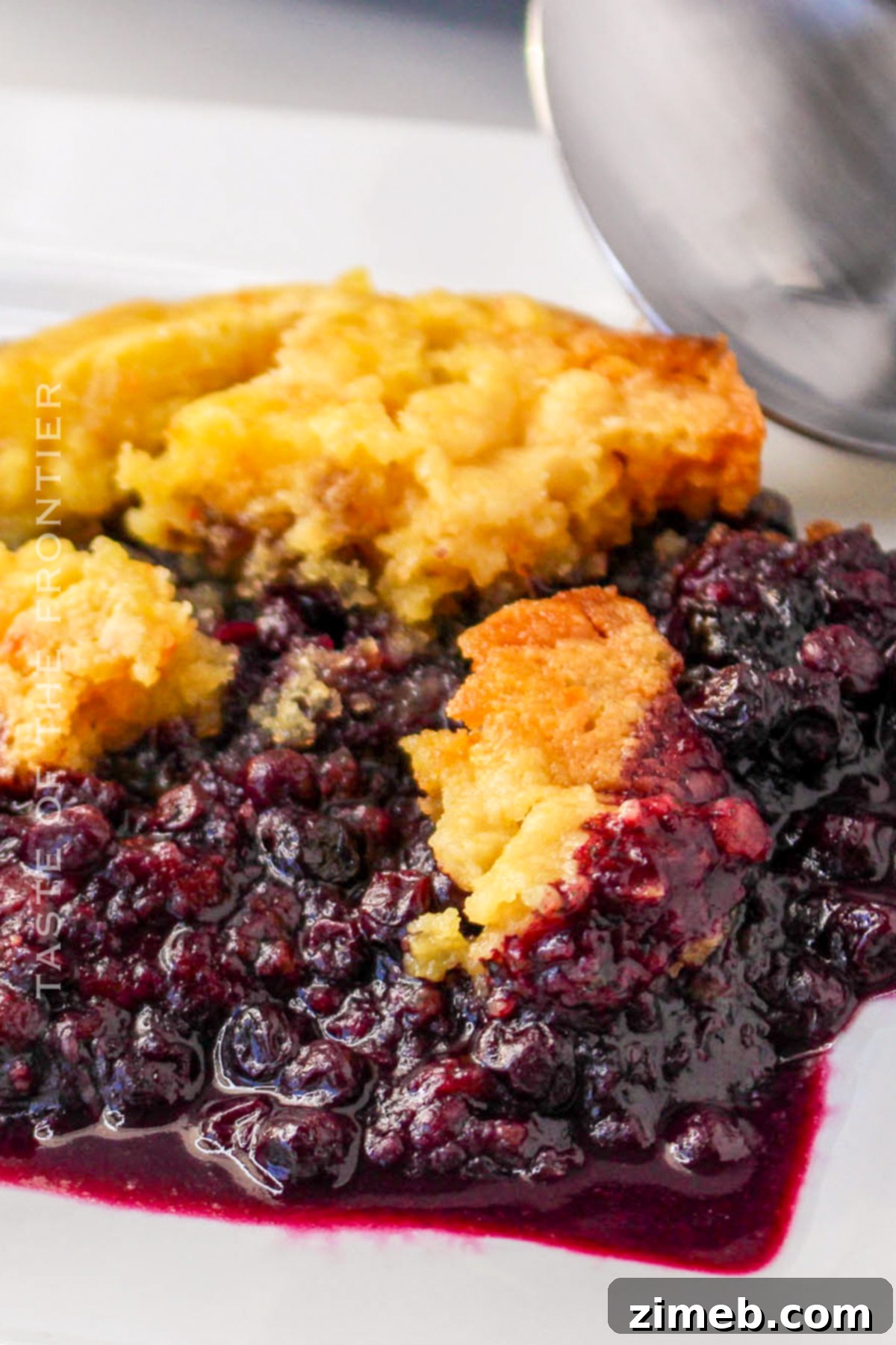 Cozy Slow Cooker Blueberry Cobbler 8 3-Ingredient Cobbler