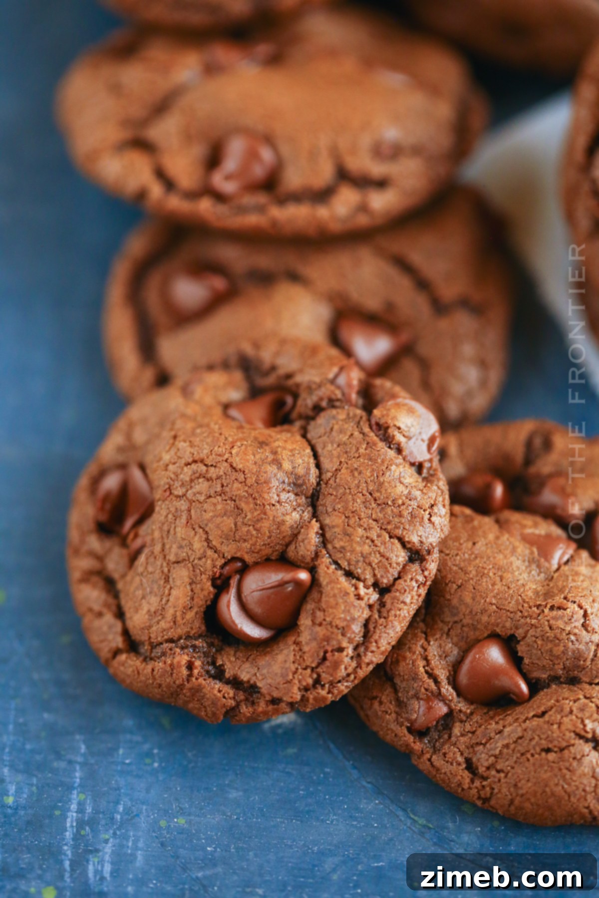 Decadent Double Chocolate Bites 5 ingredients for Double Chocolate Chip Cookies
