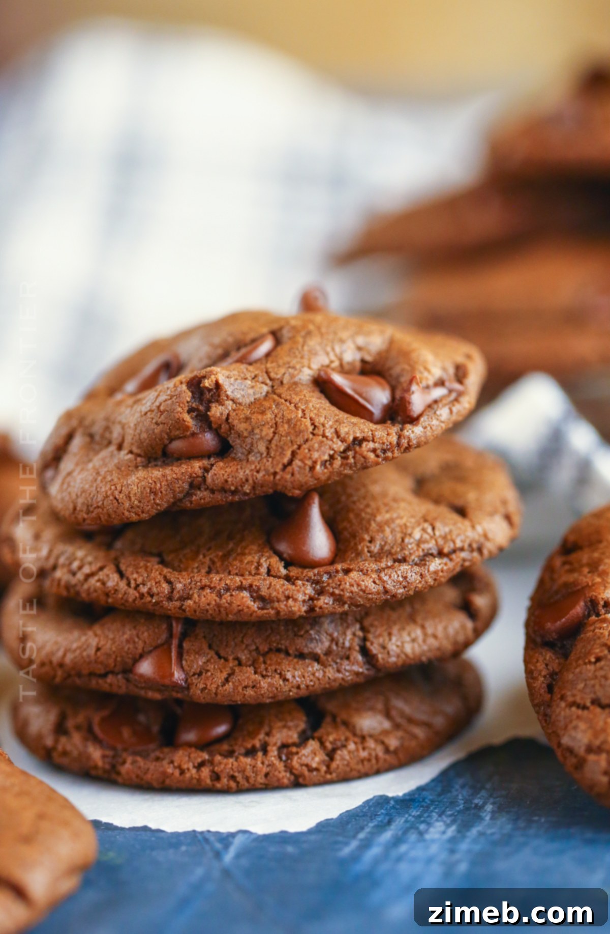 Decadent Double Chocolate Bites 6 how to make Double Chocolate Chip Cookies