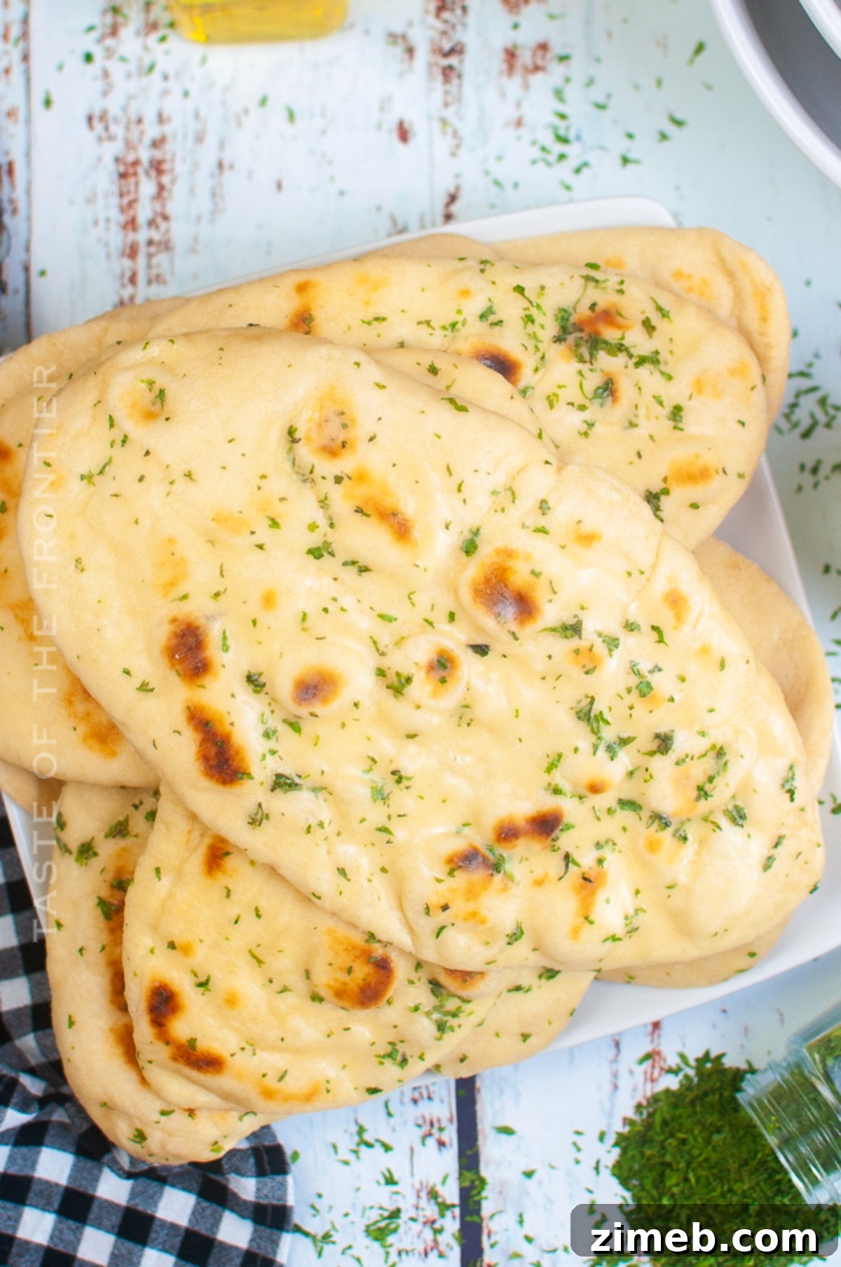 Garlic Butter Naan Recipe