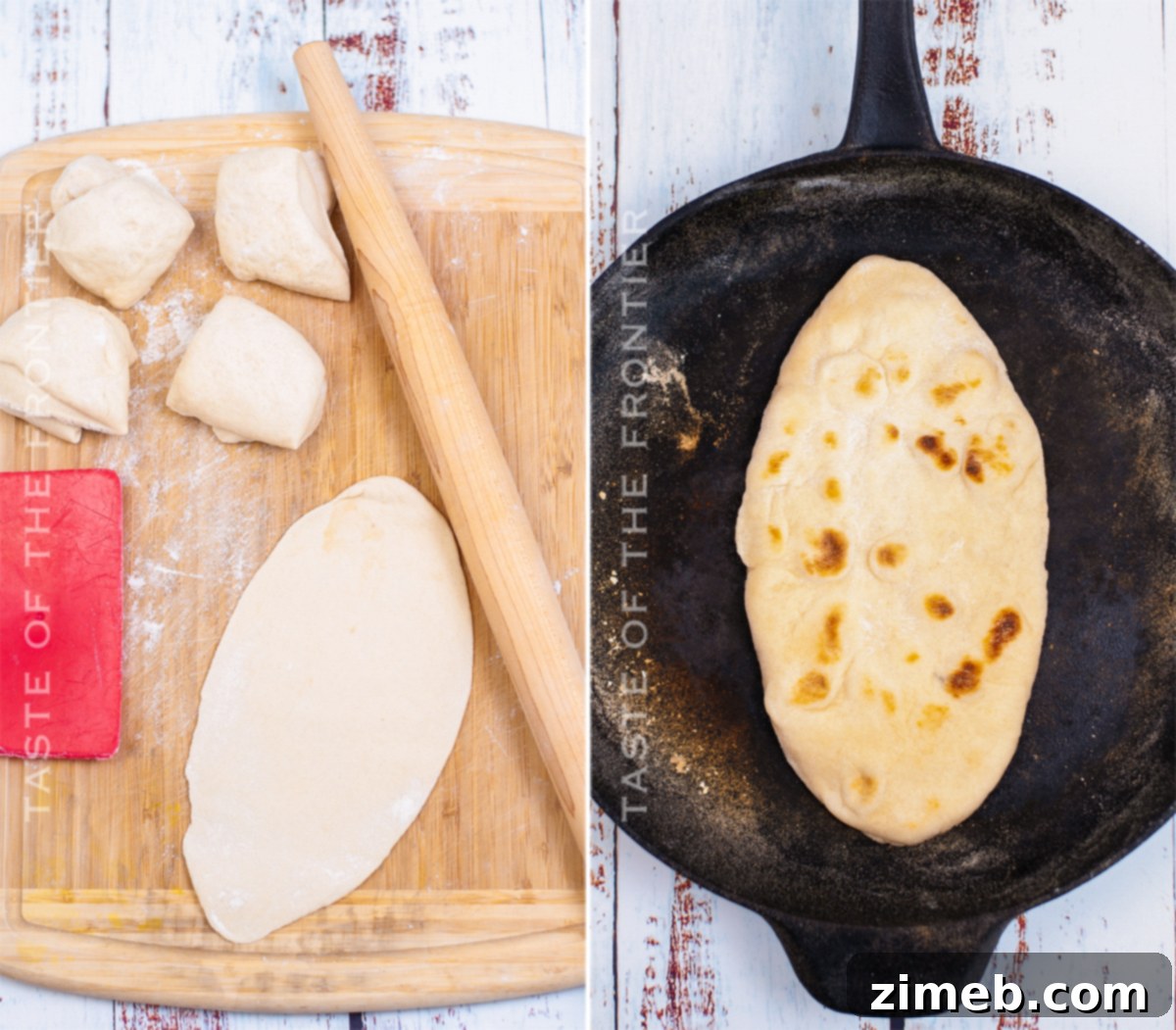 Making Naan