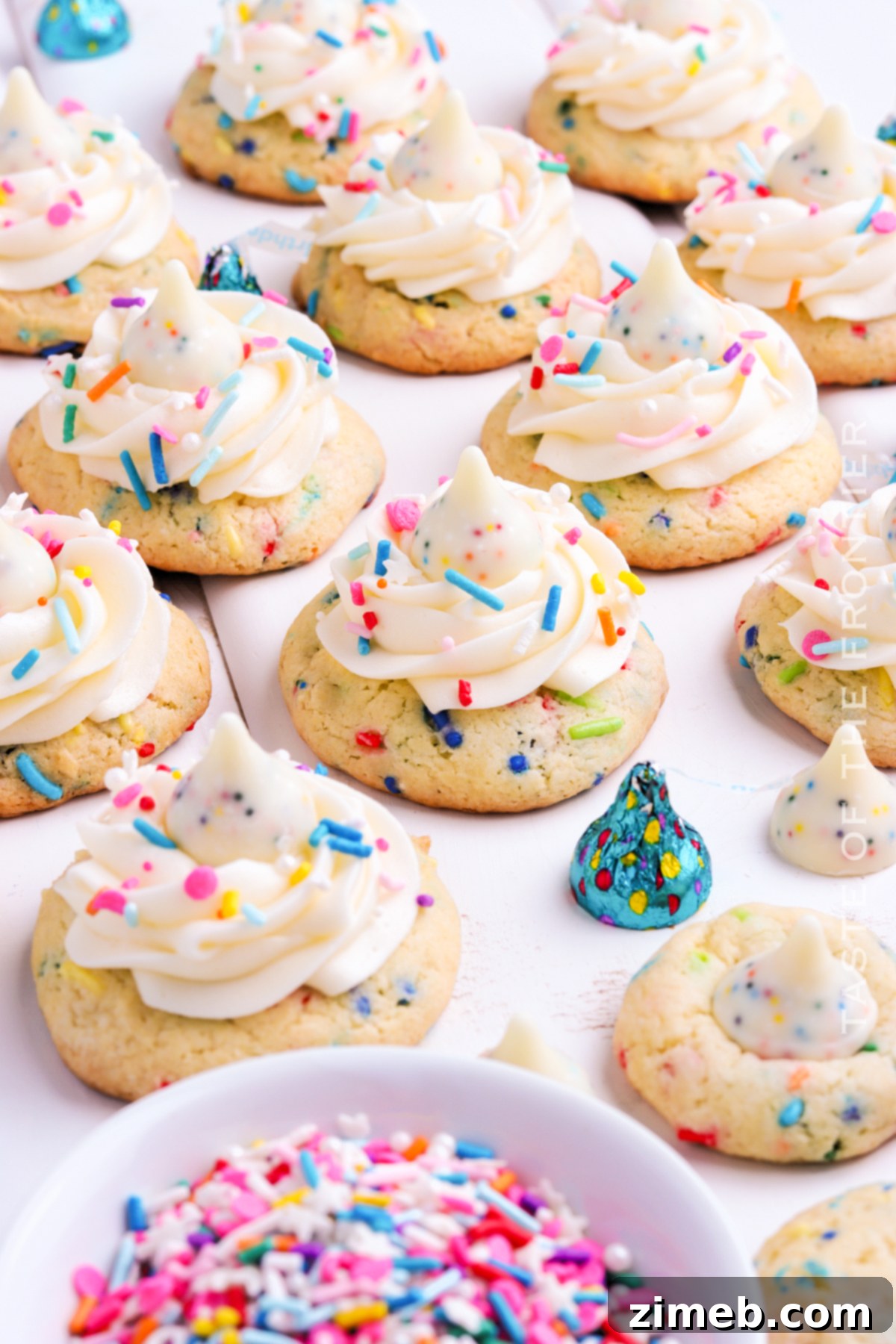 frosting on cookies
