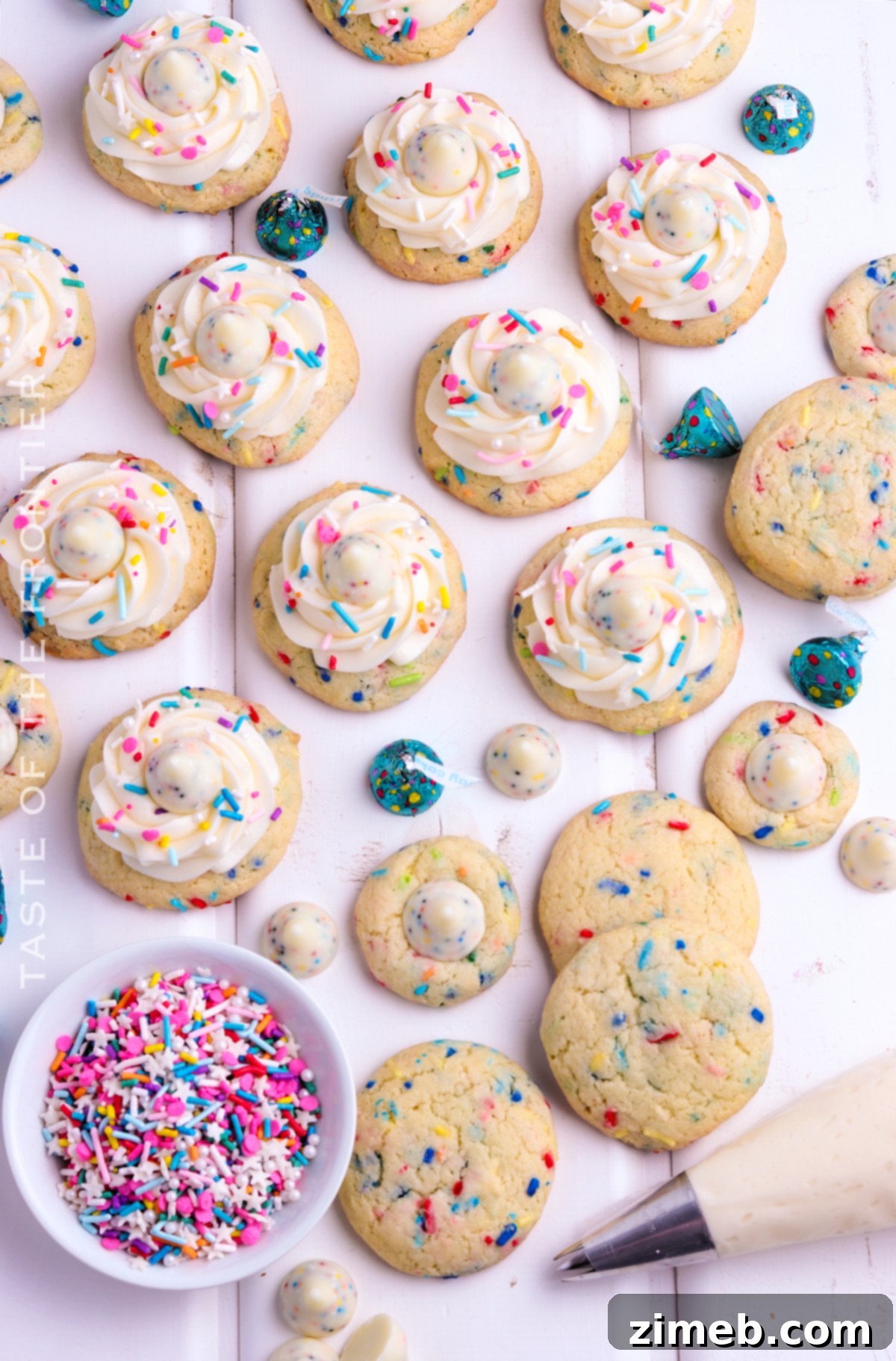 cookies decorated with frosting