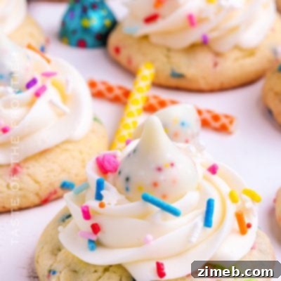birthday party cookie