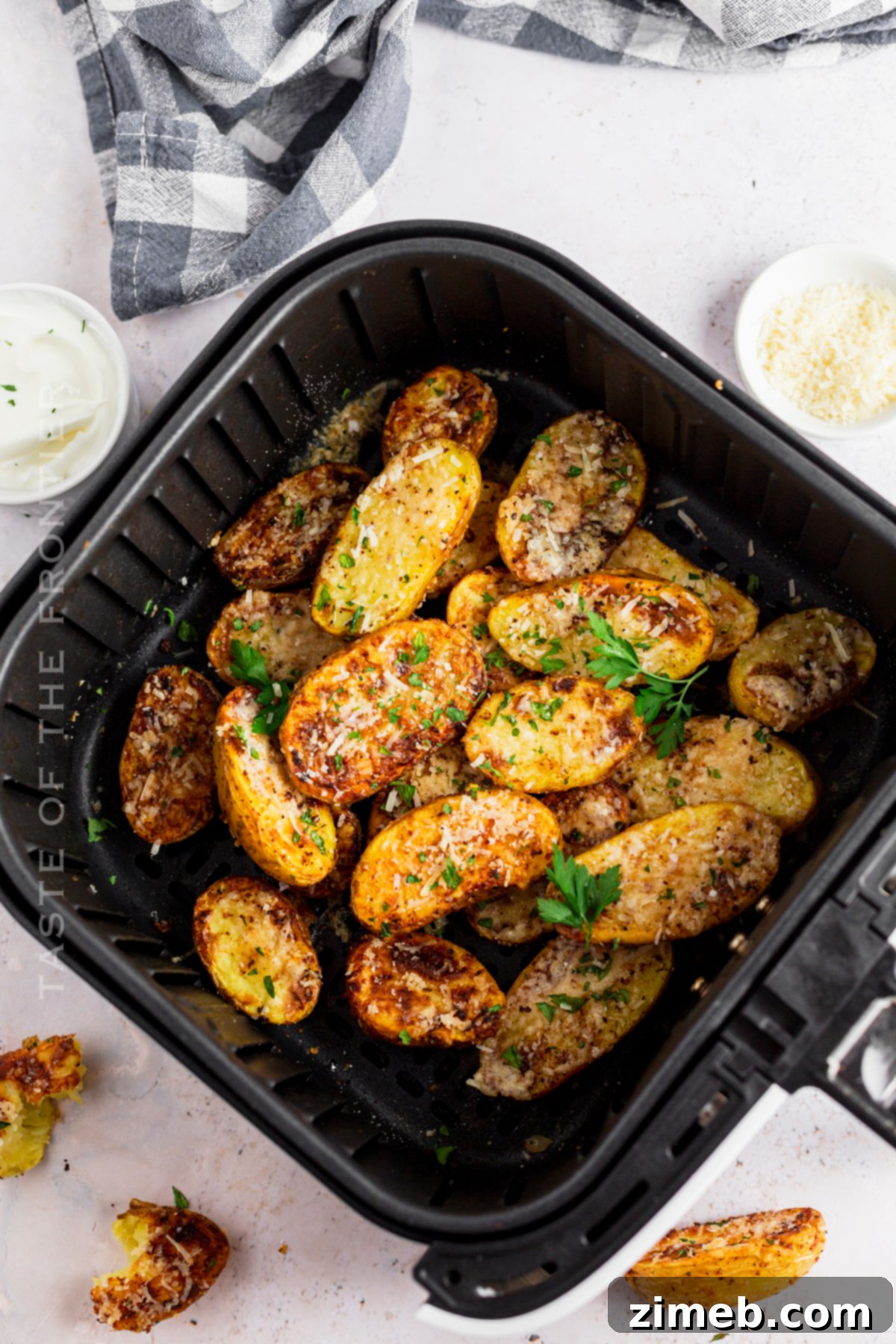 Crispy Air Fryer Parmesan Roasted Potatoes 10 delicious potato side dish air fryer recipe