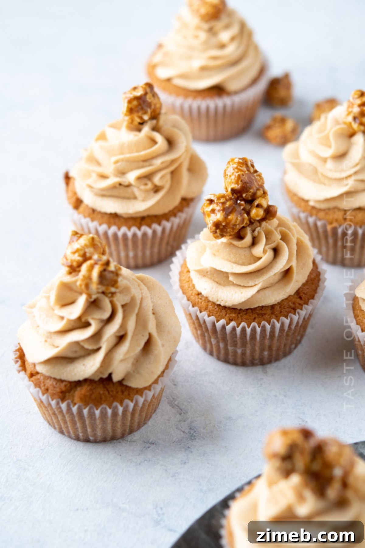 Full recipe for homemade Caramel Cupcakes and Frosting