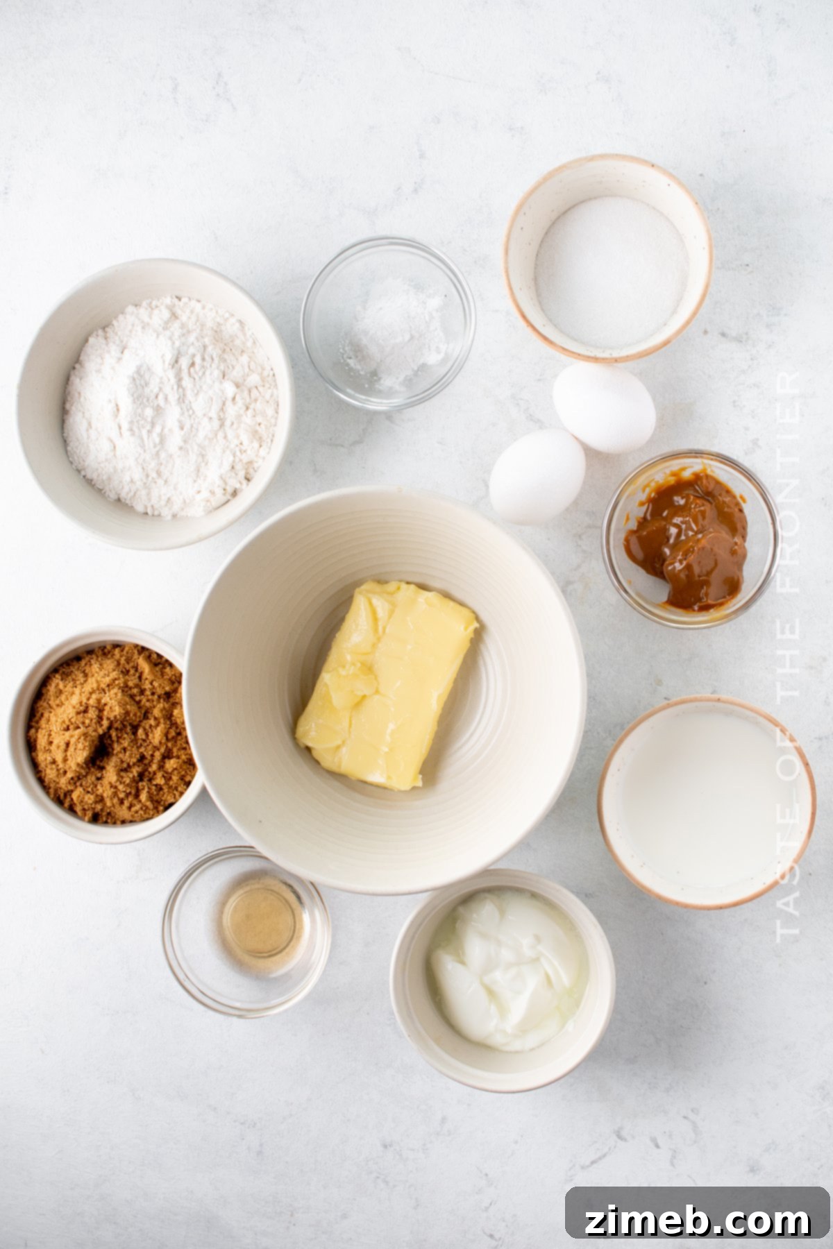 Essential Ingredients for Perfect Caramel Cupcakes