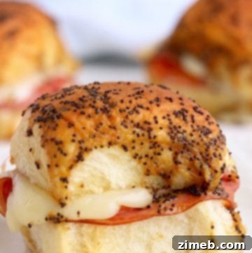 recipe for Air Fryer Ham and Cheese Sliders